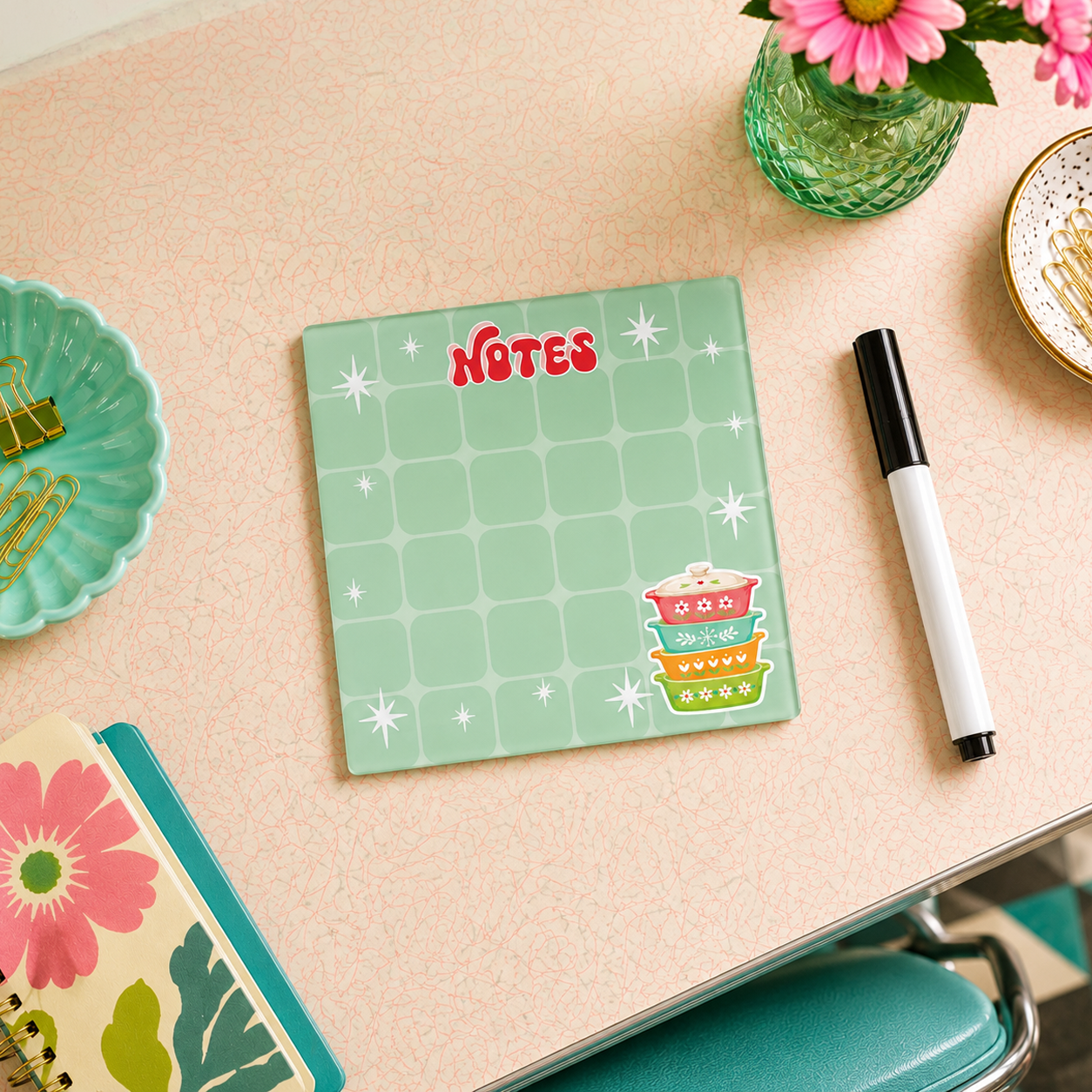 4x4 Clear Reminder Kalia Lane-Retro Kitchen