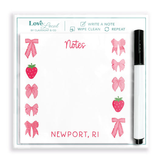 4x4 Clear Reminder Love Local-Love+Local Strawberry Parlor -0