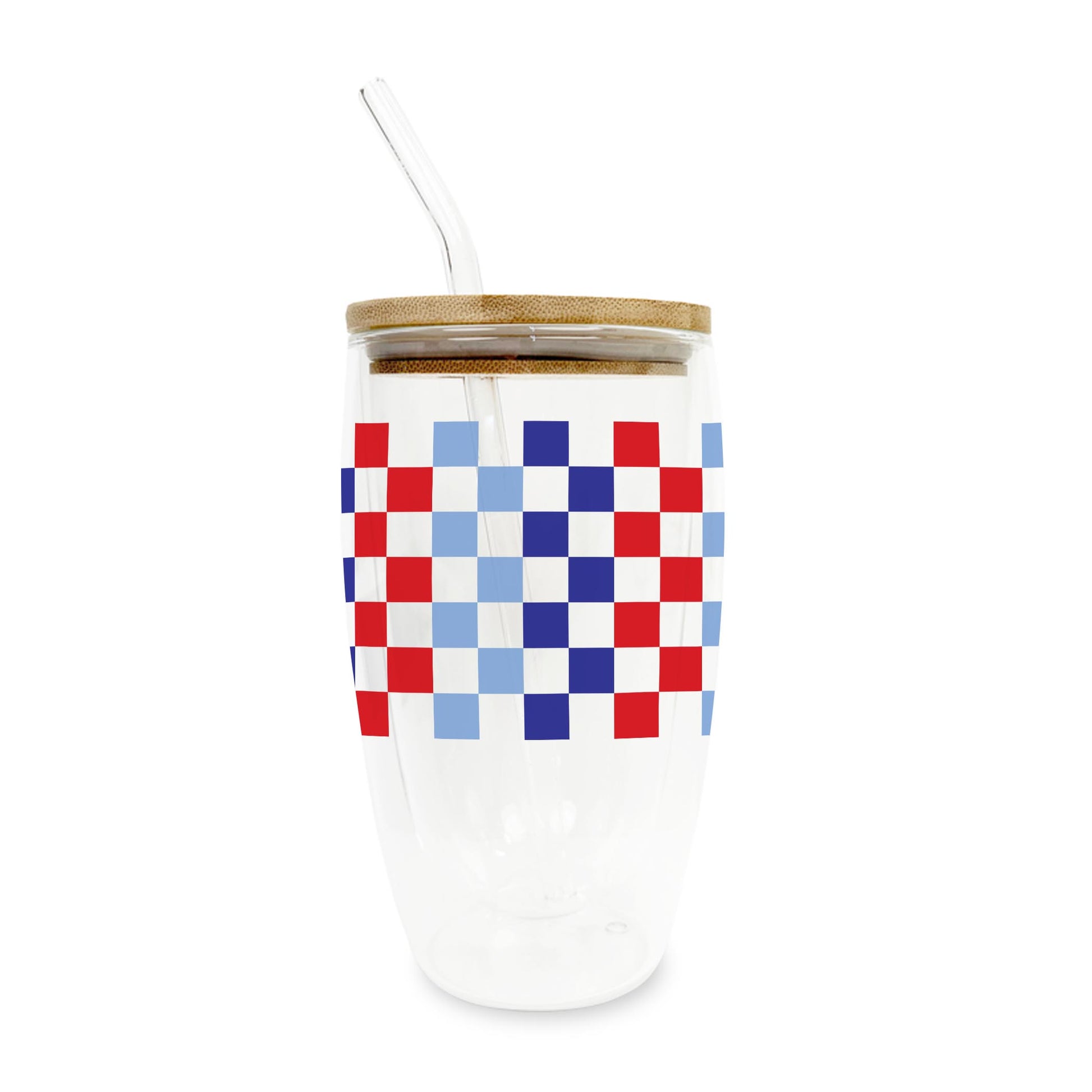 16oz Double Insulated Glass Tumbler-4th of July 250th Anniversary -0
