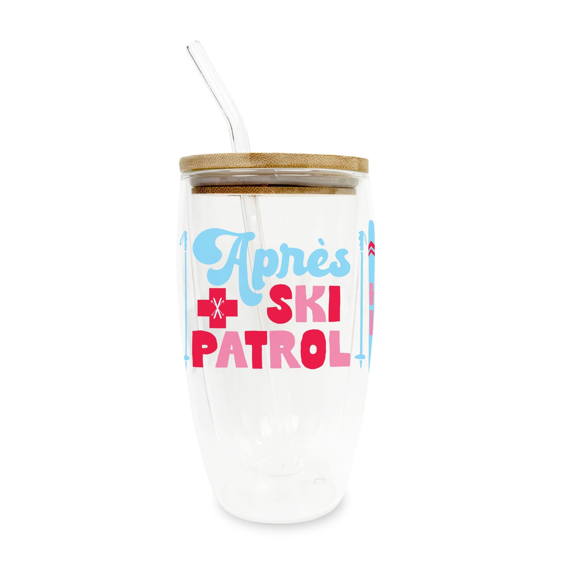16oz Double Insulated Glass Tumbler-Après Ski -0
