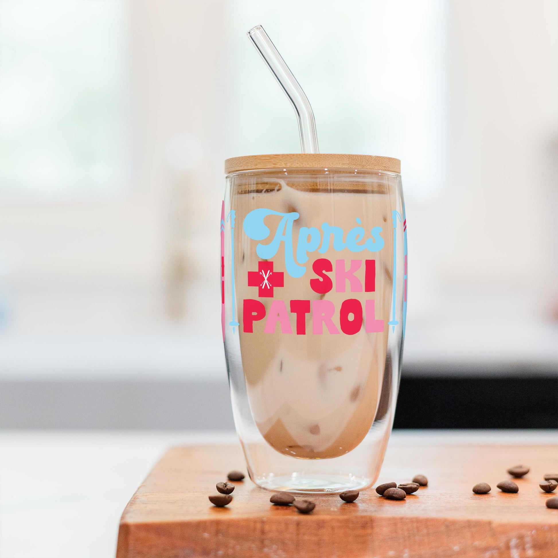 16oz Double Insulated Glass Tumbler-Après Ski -2