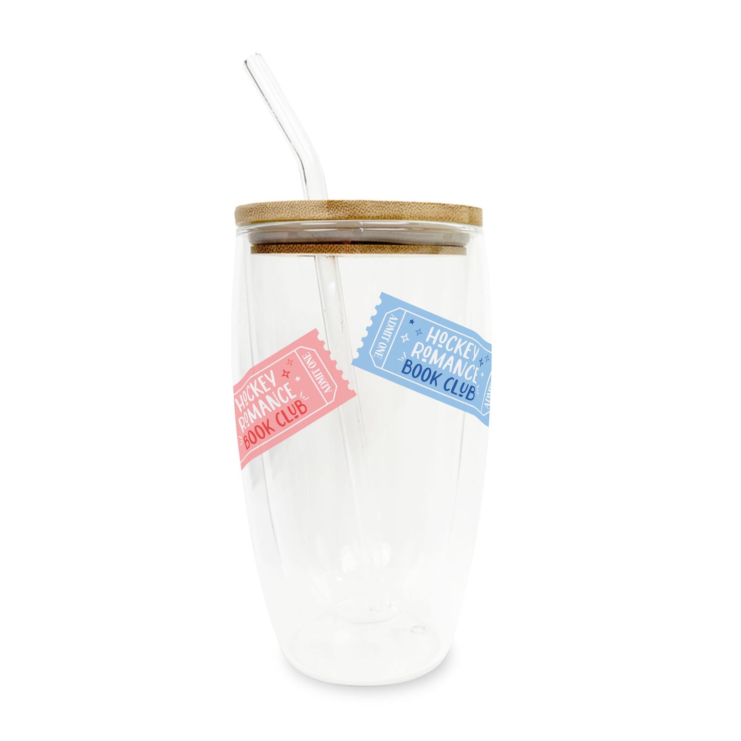 16oz Double Insulated Glass Tumbler-Boy Aquarium -0