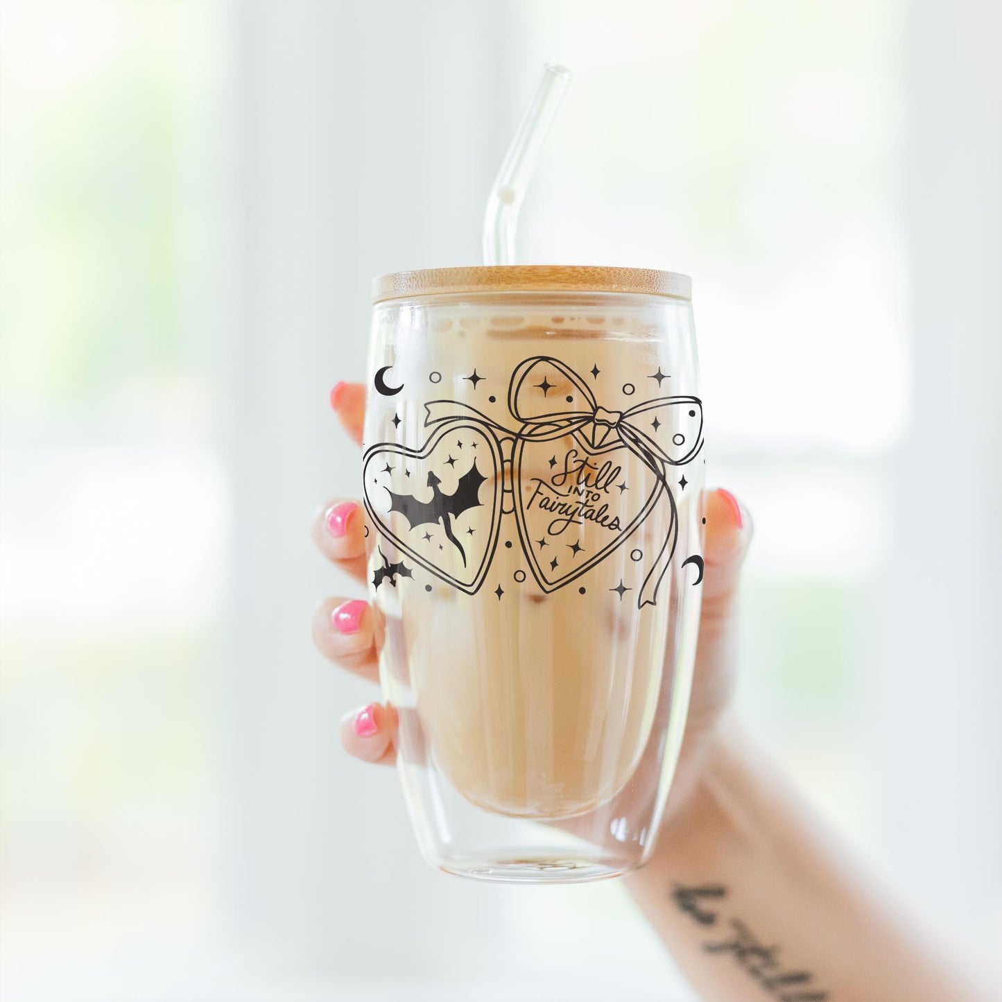 16oz Double Insulated Glass Tumbler-Still Into Fairy Tales -3