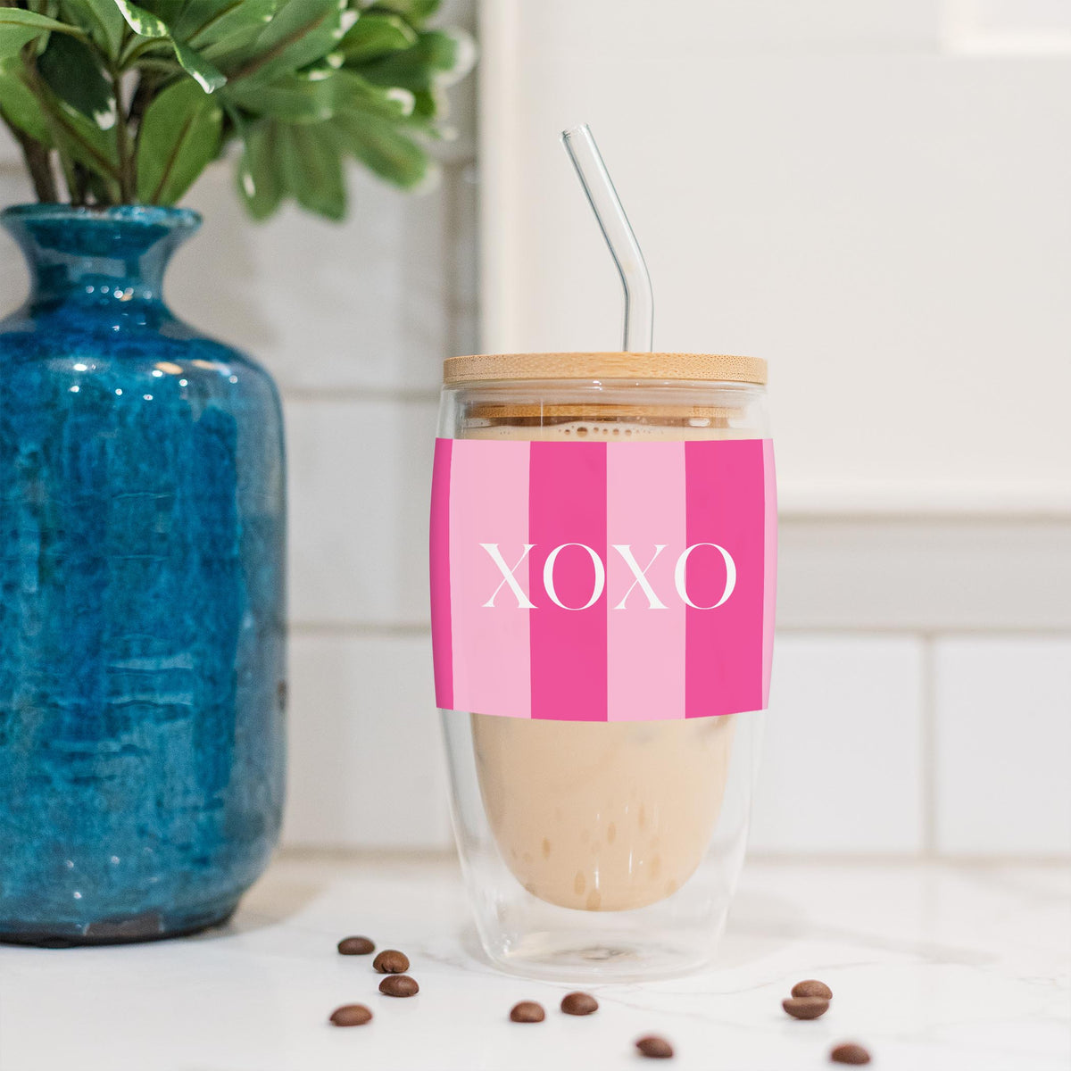 16oz Double Insulated Glass Tumbler-All Things Lovely -4