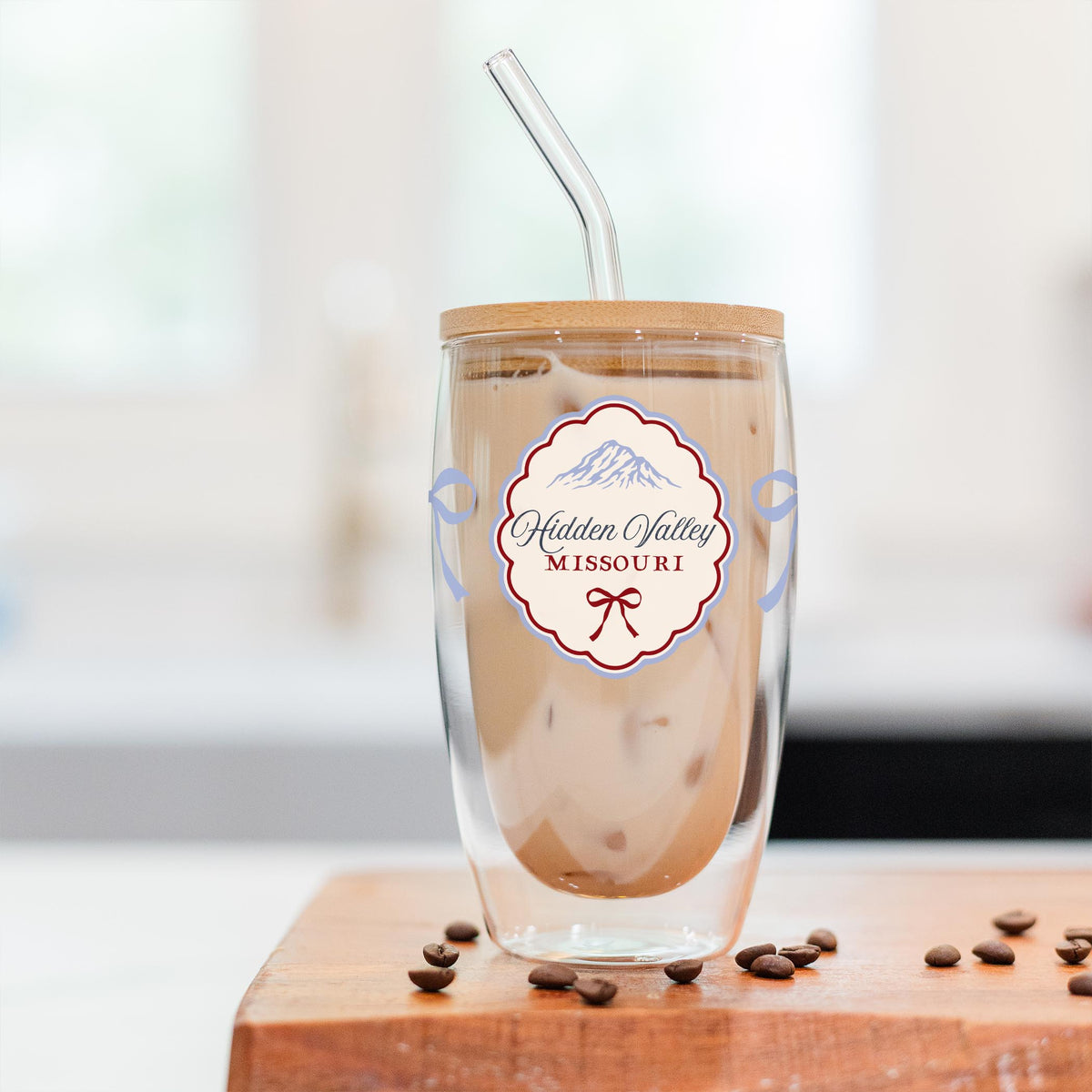 16oz Double Insulated Glass Tumbler-Chalet Girl | Custom -2
