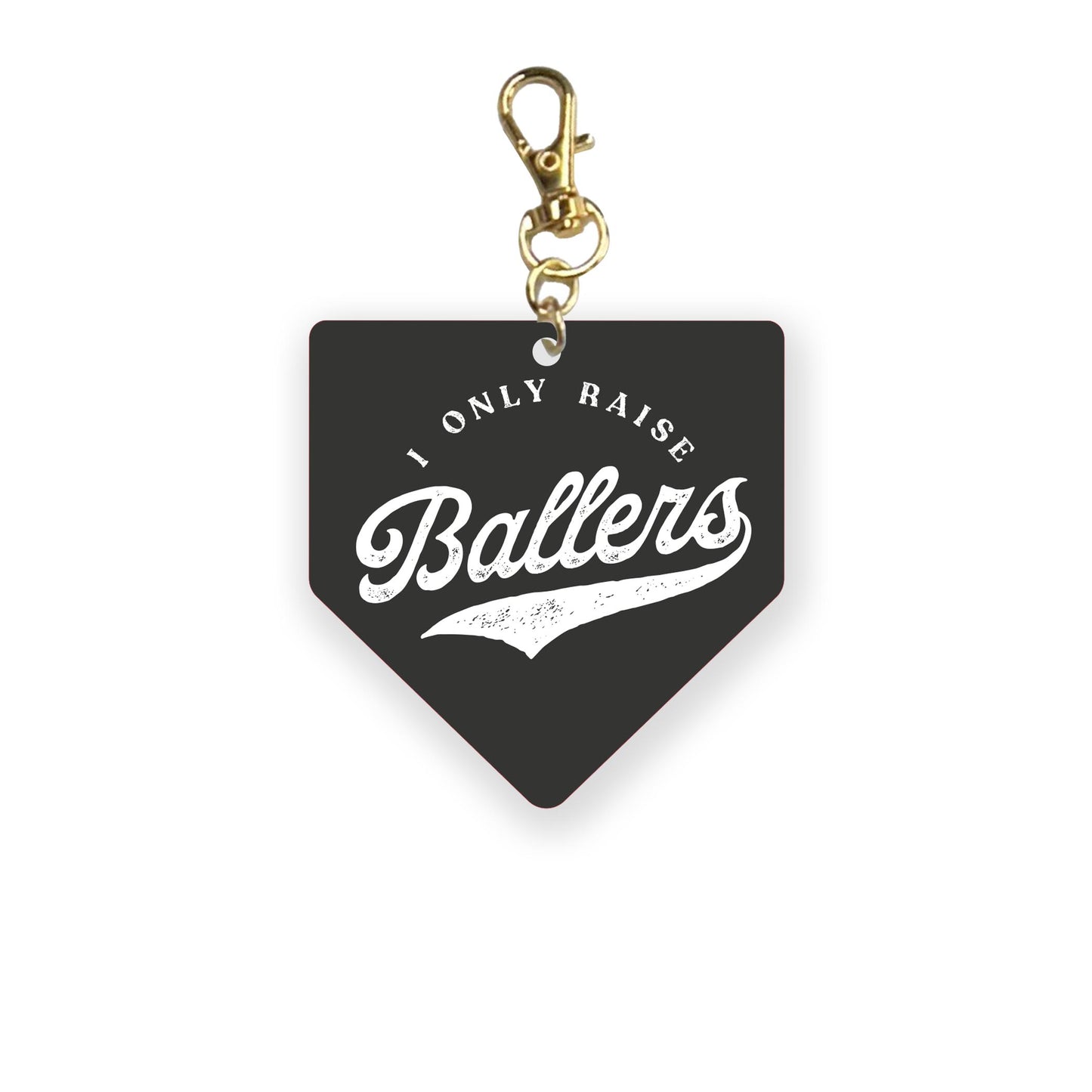 Acrylic Keychain-Little League I Only Raise Ballers -0