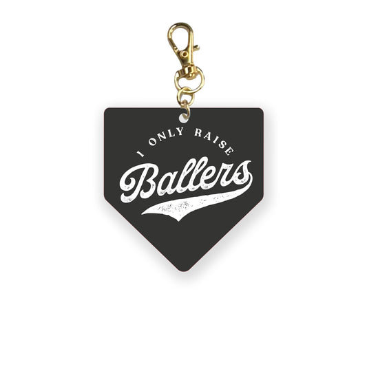 Acrylic Keychain-Little League I Only Raise Ballers -0