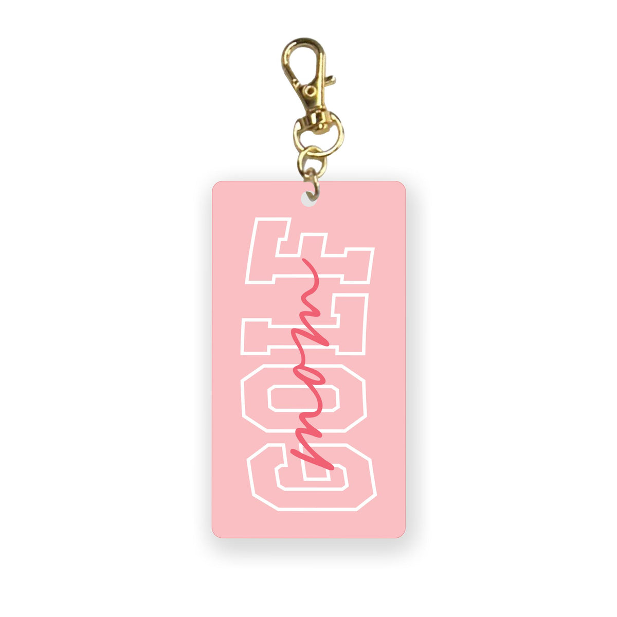 Acrylic Keychain-Golf Mom -0