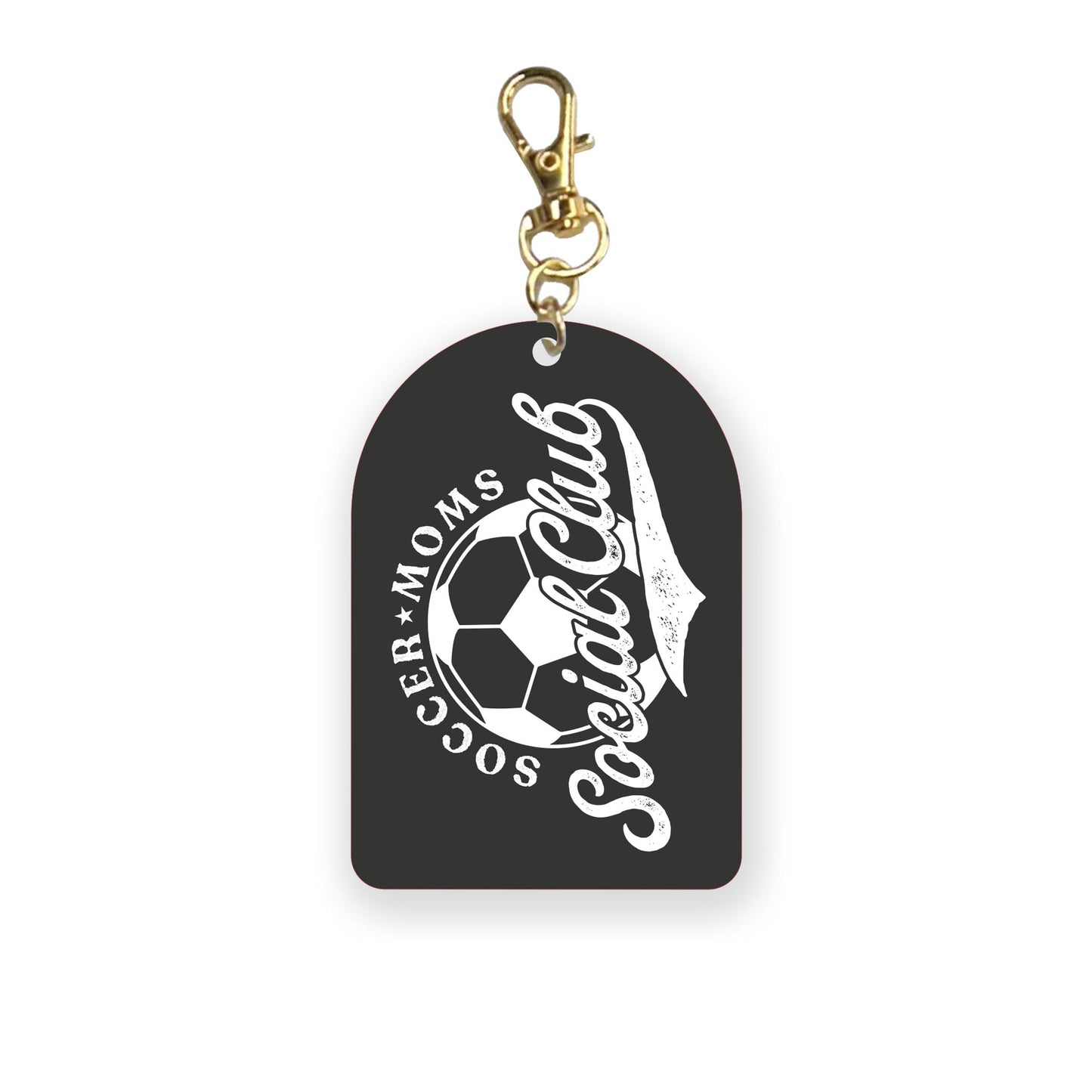 Acrylic Keychain-Soccer Moms Social Club -0