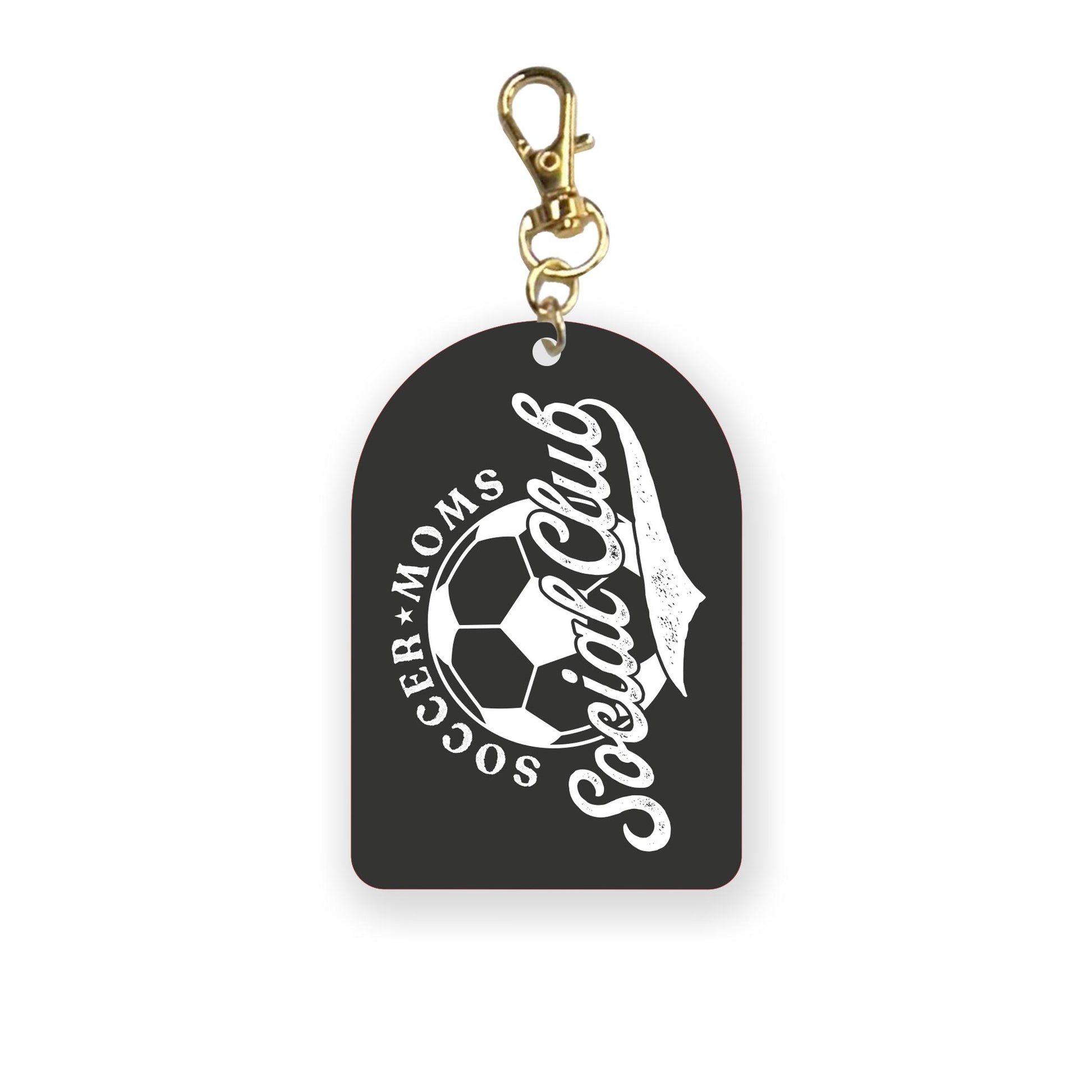 Acrylic Keychain-Soccer Moms Social Club -0