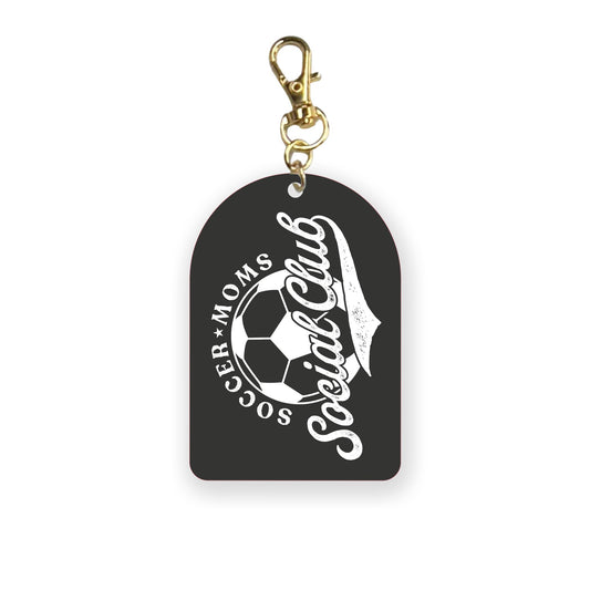 Acrylic Keychain-Soccer Moms Social Club -0