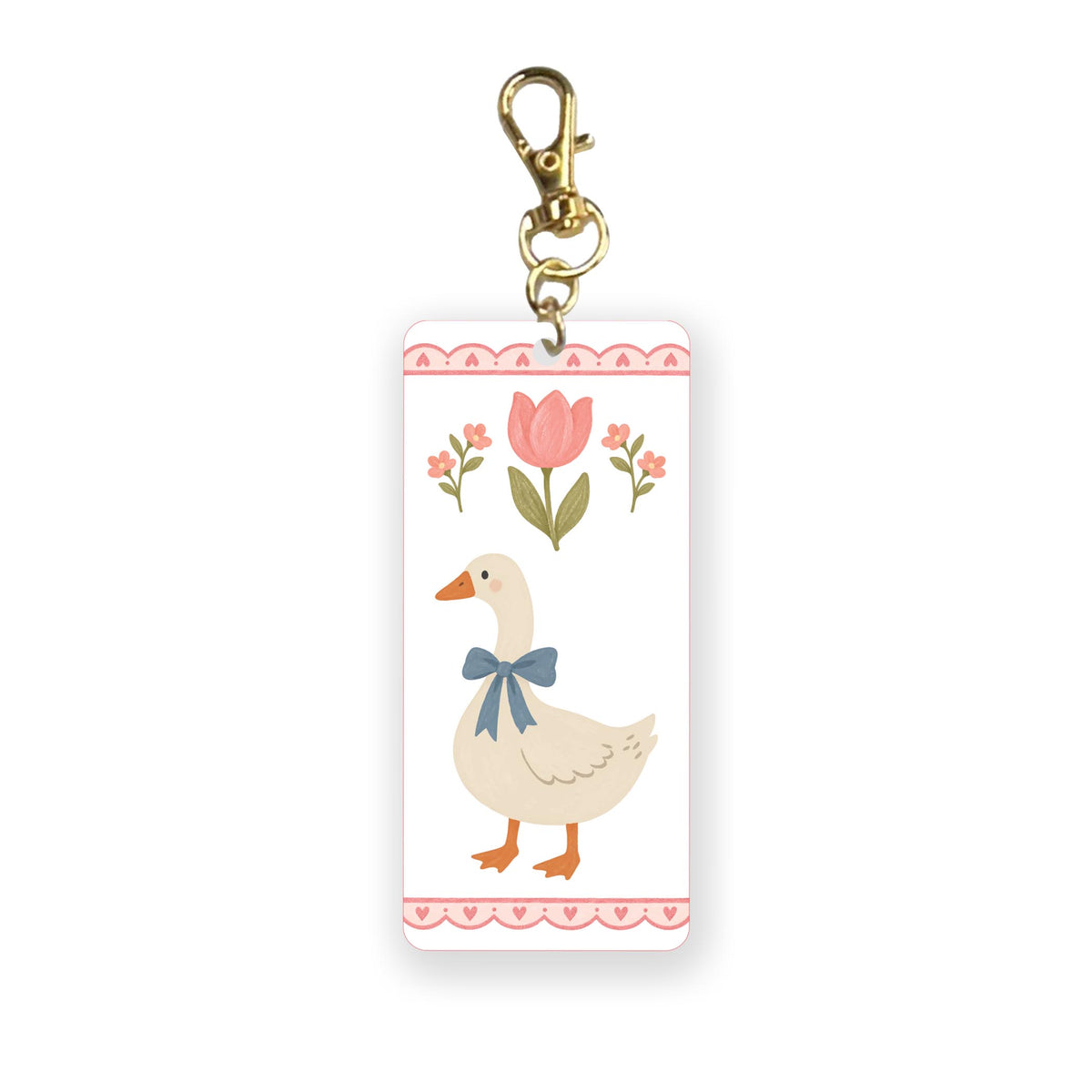 Acrylic Keychain-Vintage Goose -0