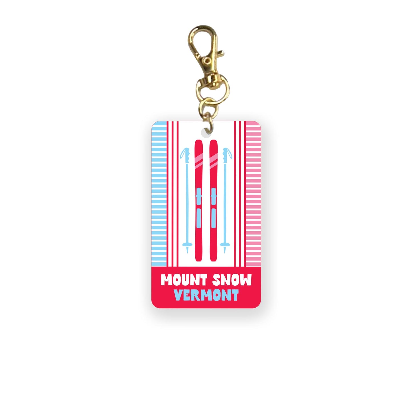 Acrylic Keychain-Love+Local Après Ski -0