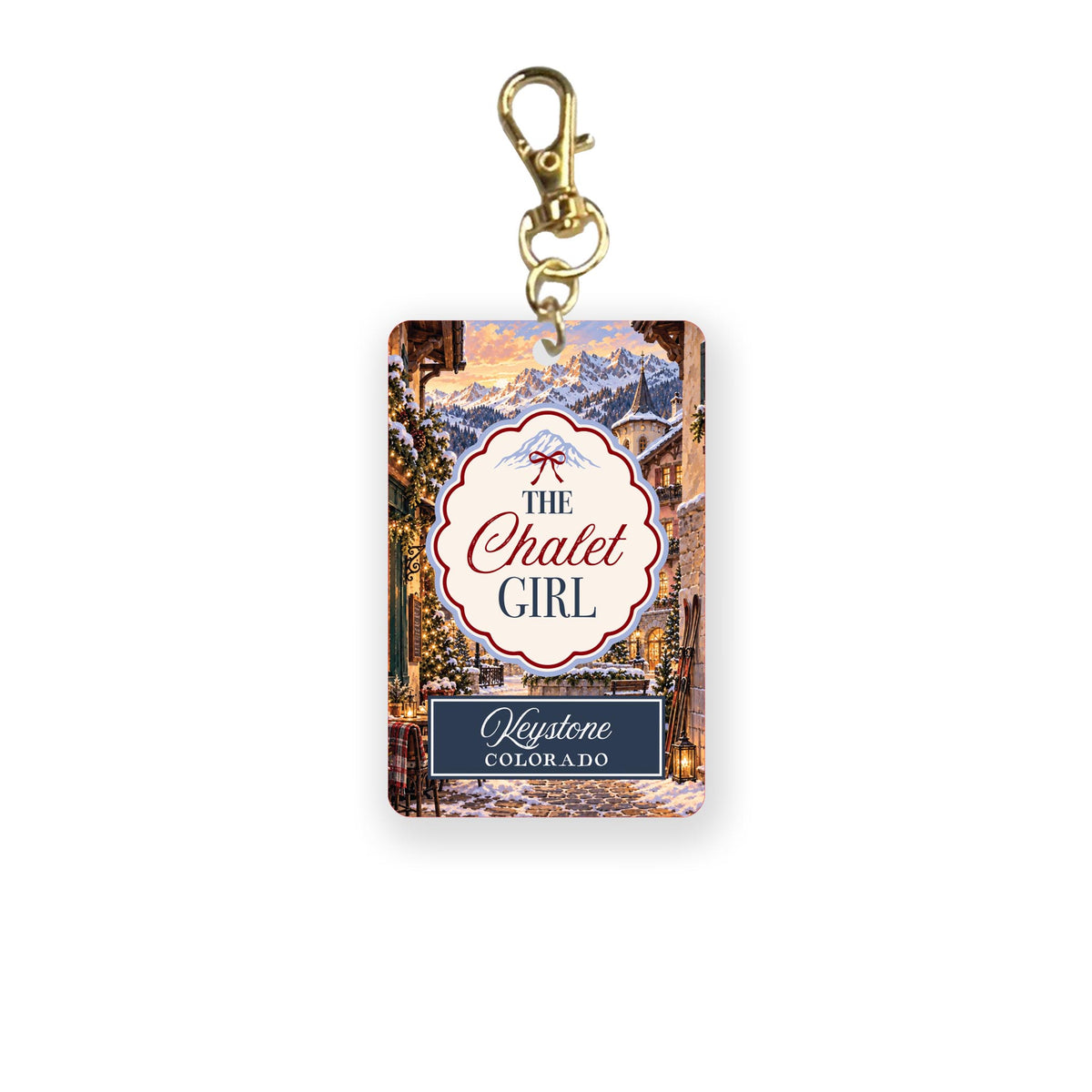 Acrylic Keychain-Chalet Girl | Custom -0