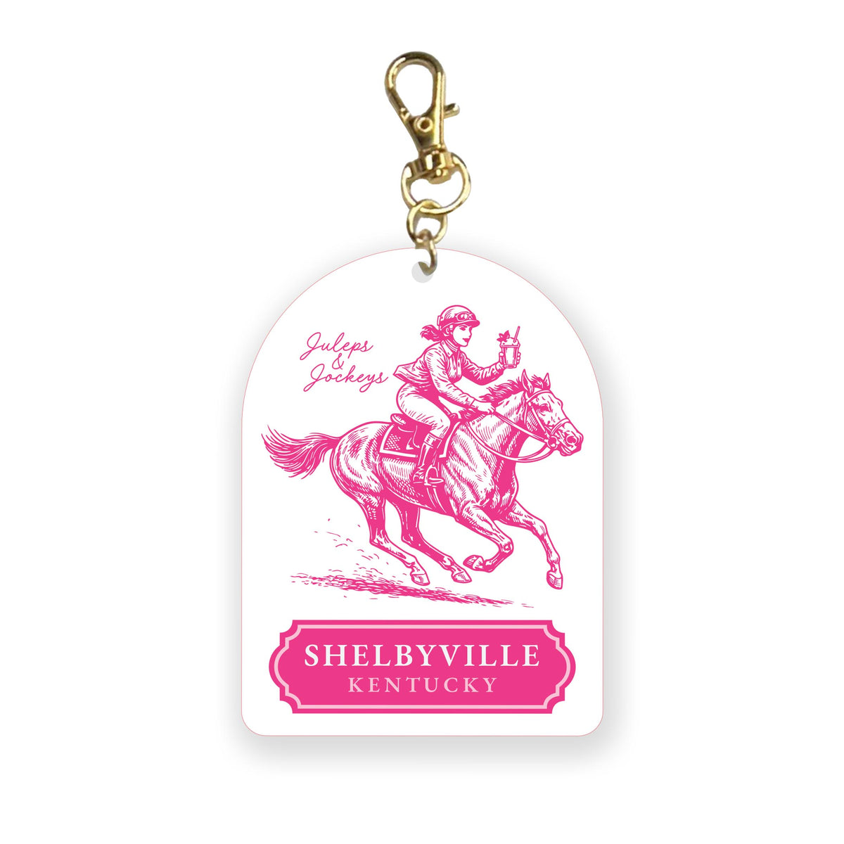 Acrylic Keychain-Derby | City & State | Hometown -0
