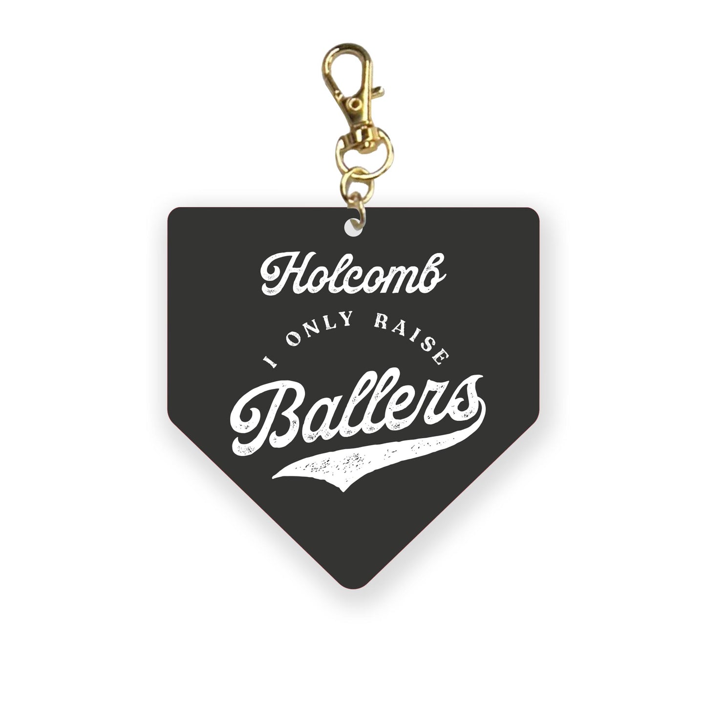 Acrylic Keychain-Custom Little League Mom -0