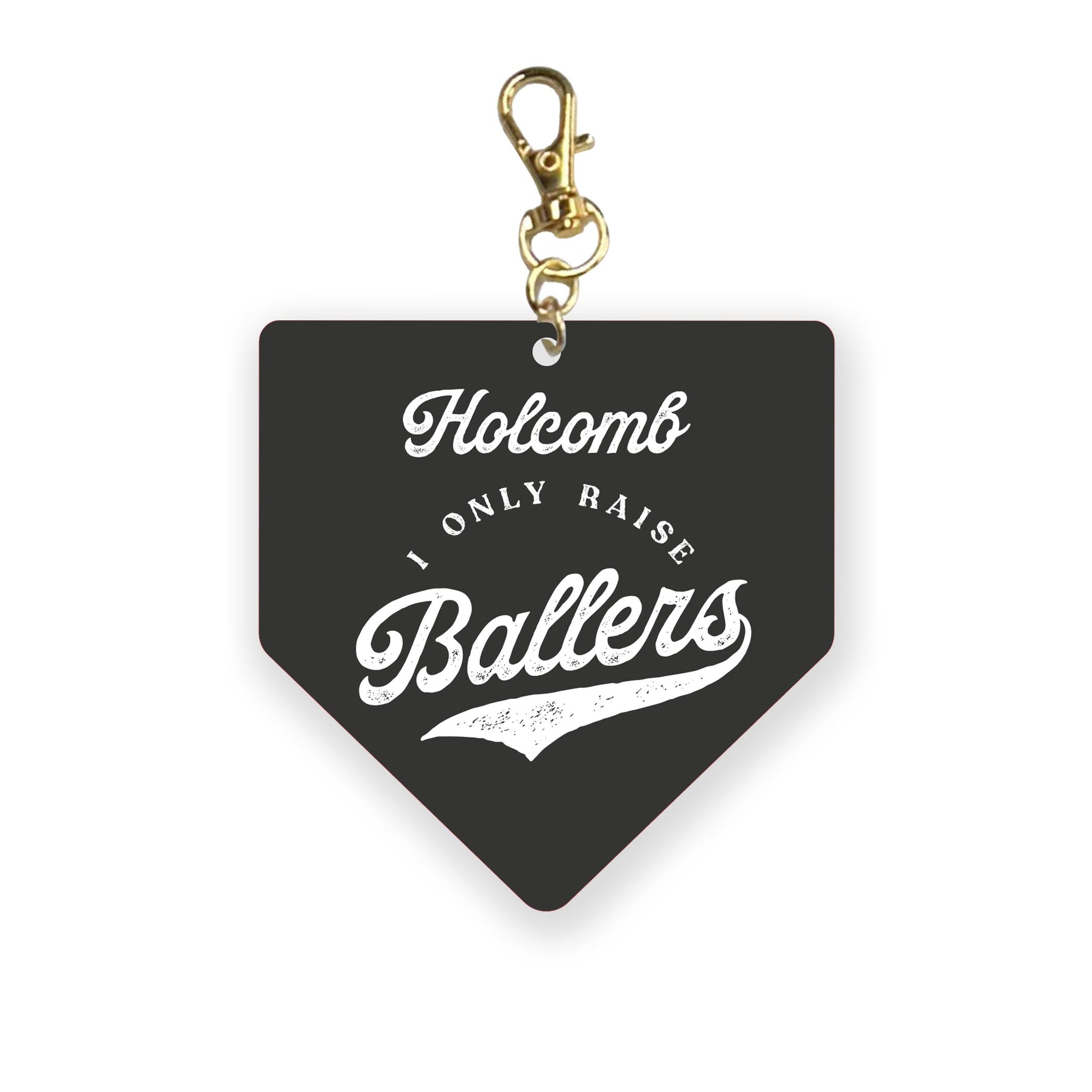 Acrylic Keychain-Custom Little League Mom -0