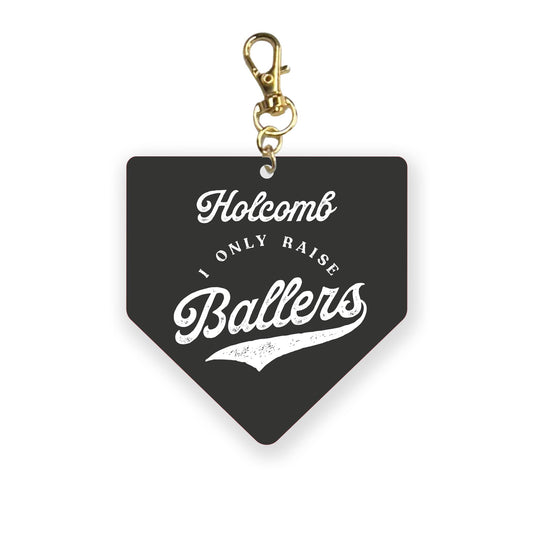 Acrylic Keychain-Custom Little League Mom -0