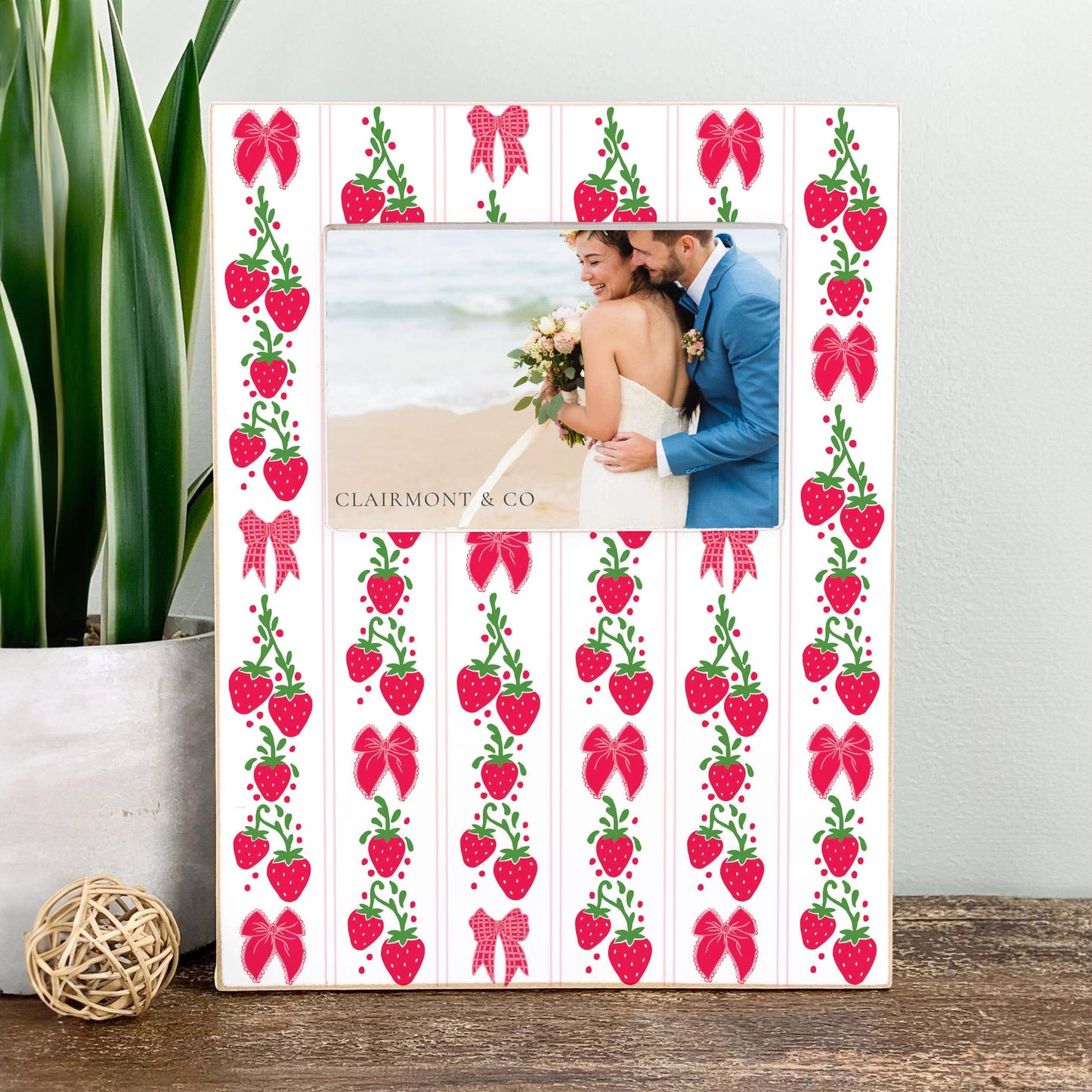 Lily Frame Vertical-Strawberry Parlor -2