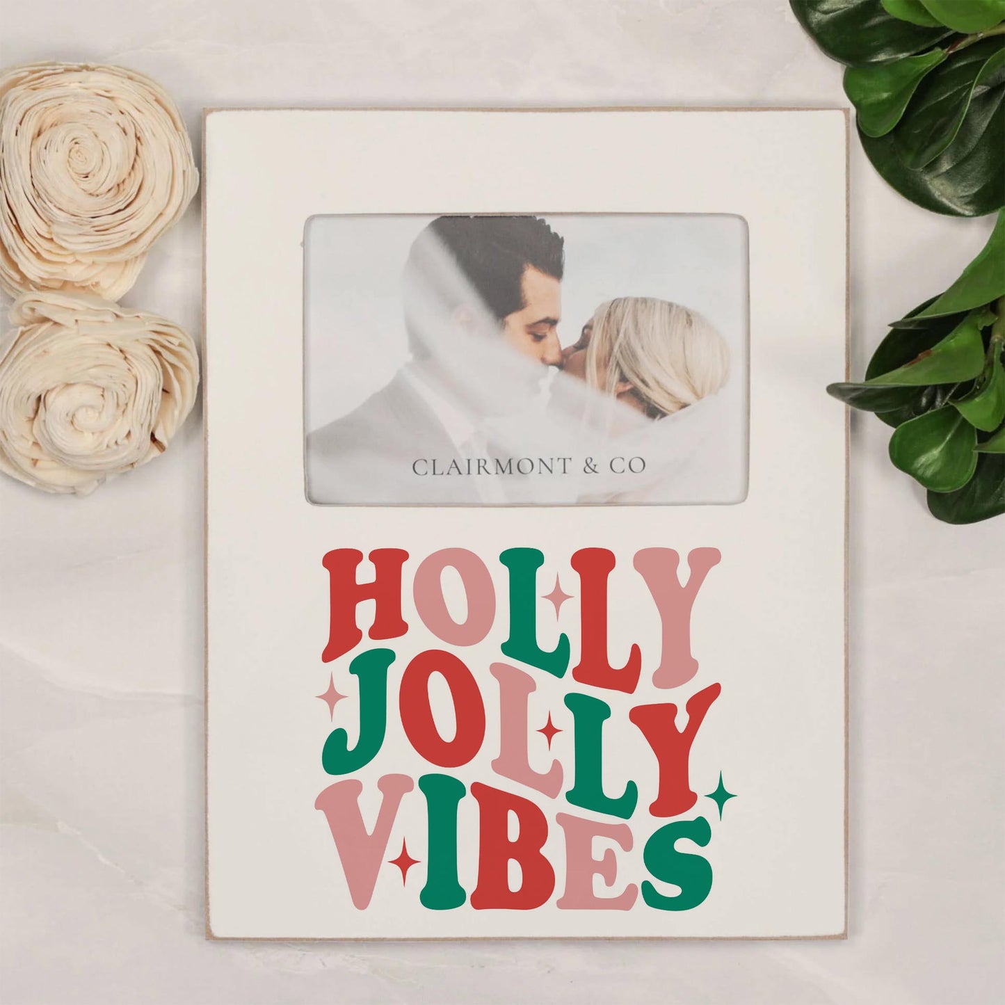 Lily Frame Vertical-Holly Jolly Vibes