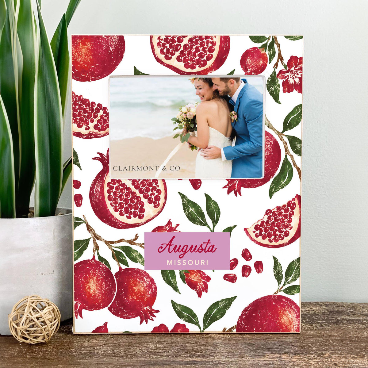 Lily Frame Vertical-Autumn Orchard | Custom | Your City & State -2