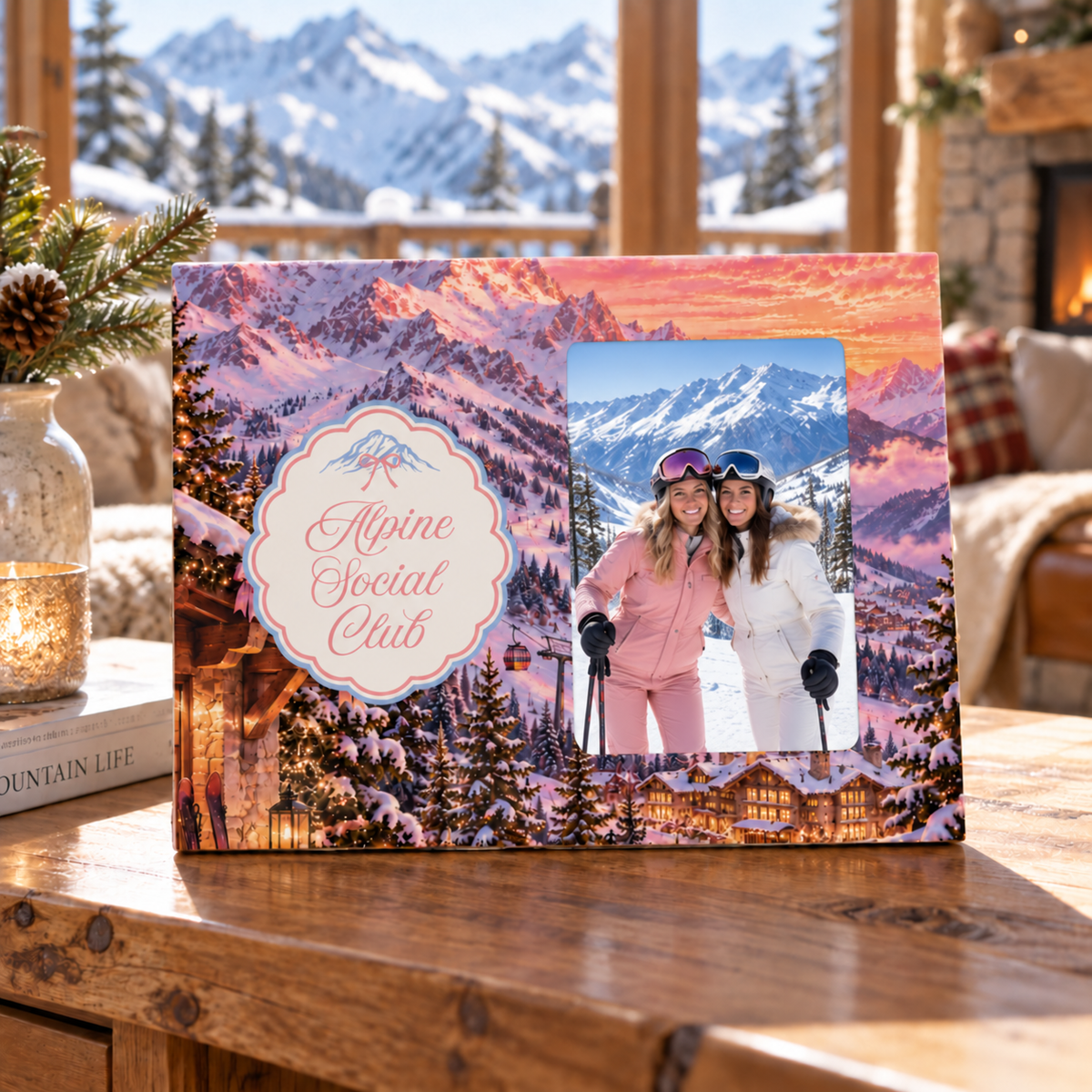 Lily Frame Horizontal-Chalet Girl