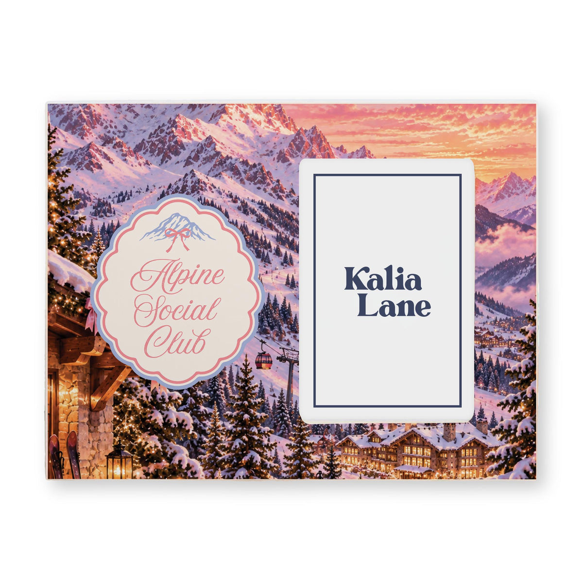 Lily Frame Horizontal-Chalet Girl -0