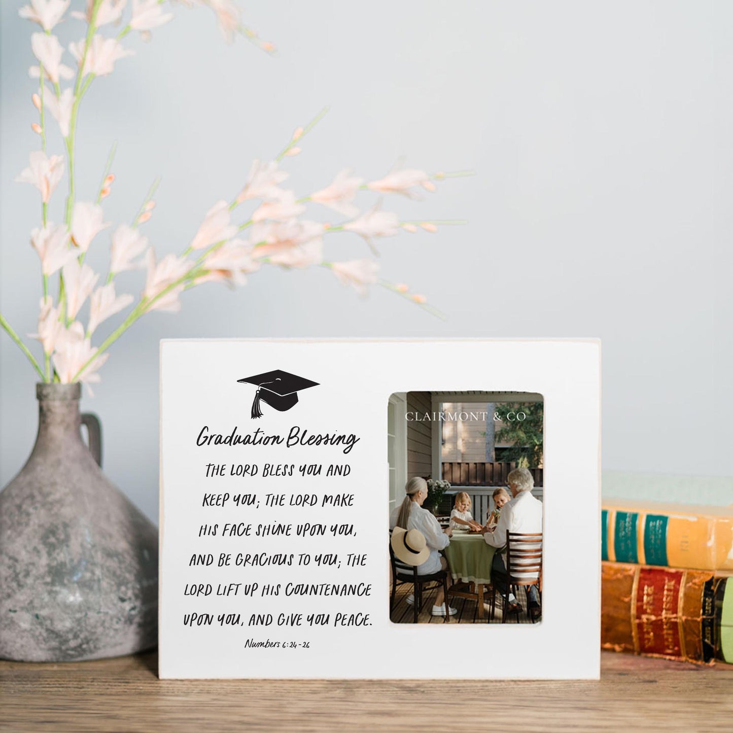 Lily Frame Horizontal-Graduation Blessing -1