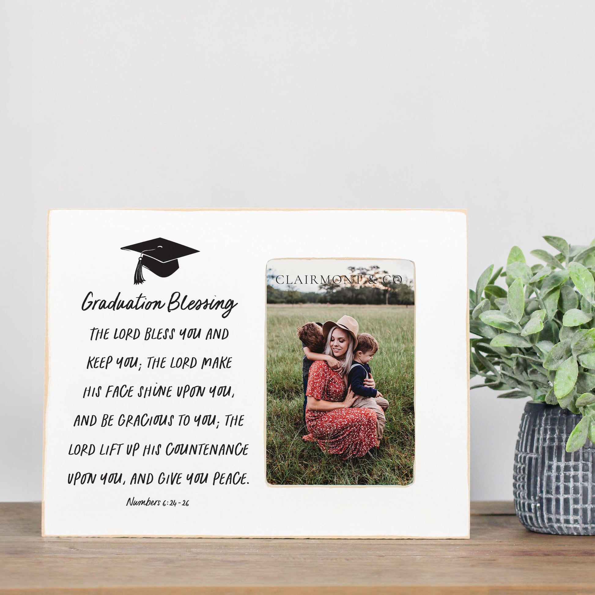 Lily Frame Horizontal-Graduation Blessing -2