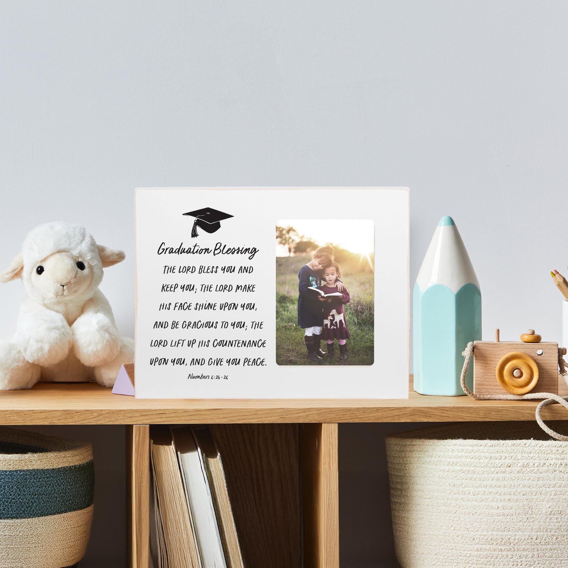 Lily Frame Horizontal-Graduation Blessing -4