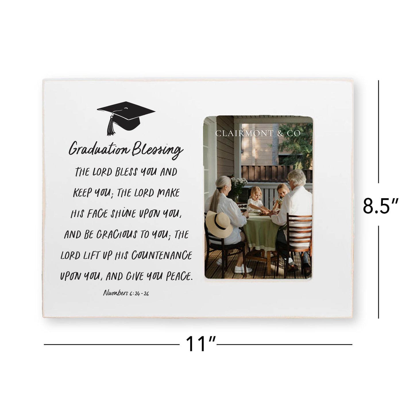 Lily Frame Horizontal-Graduation Blessing -6
