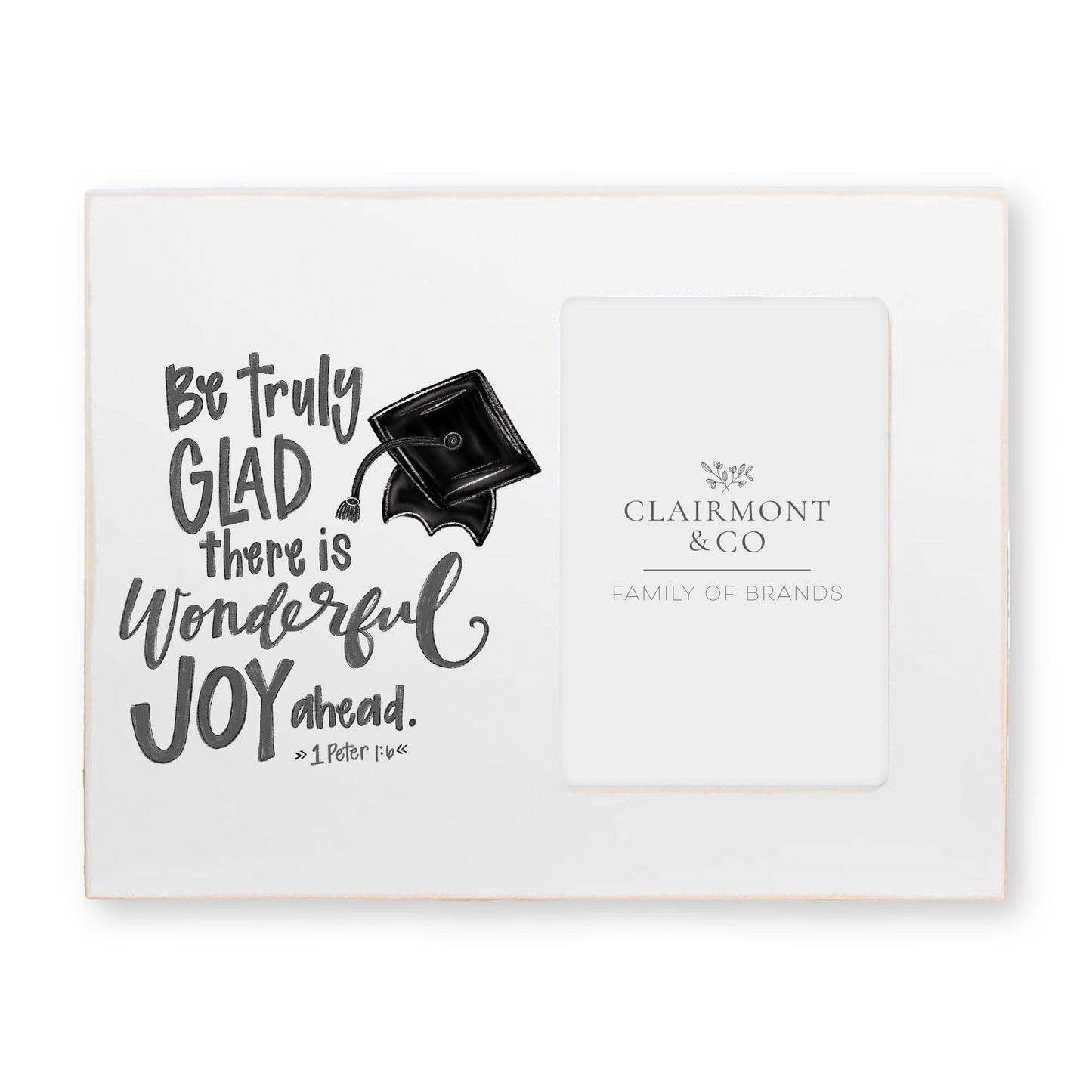 Lily Frame Horizontal-Graduation Be Truly Glad -0