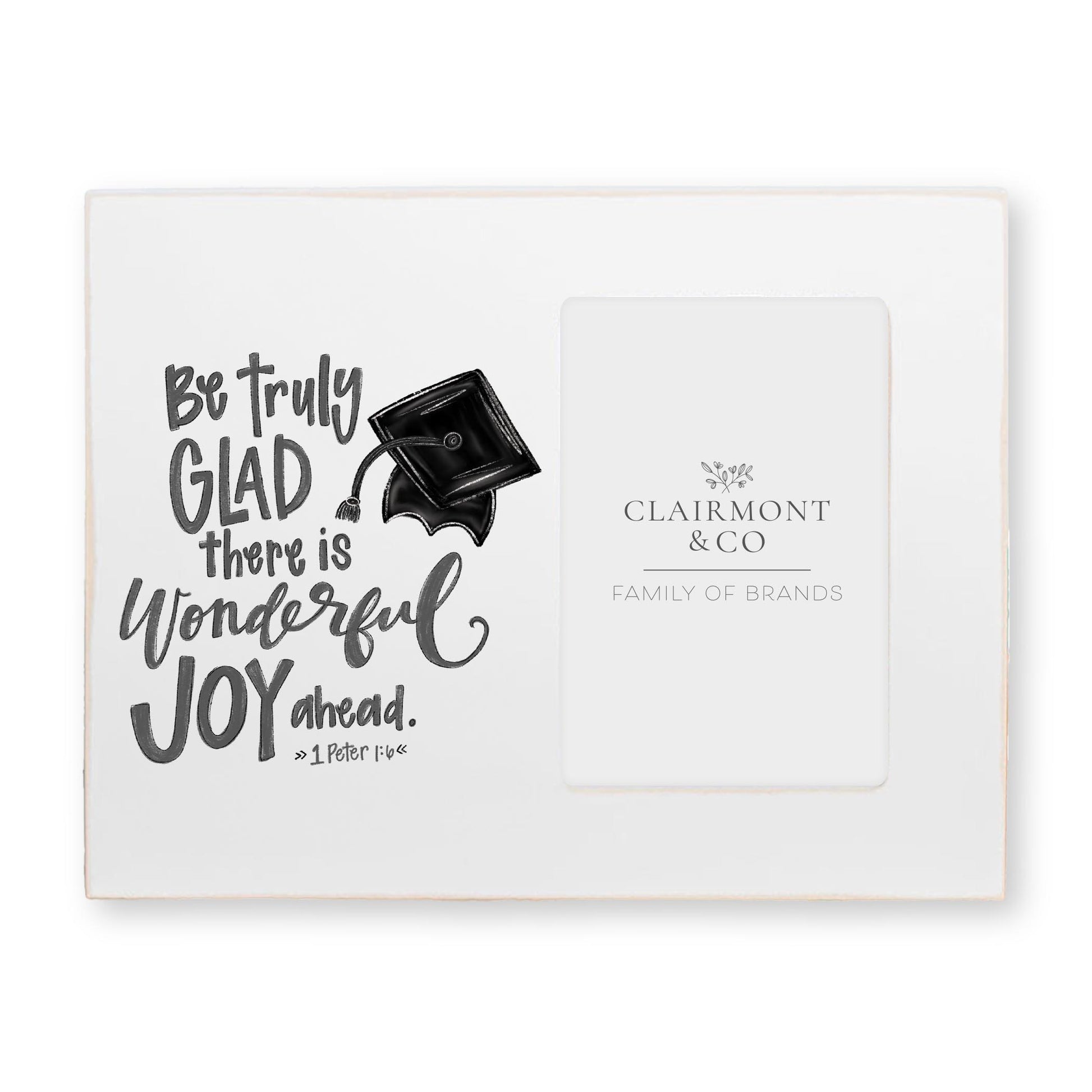 Lily Frame Horizontal-Graduation Be Truly Glad -0