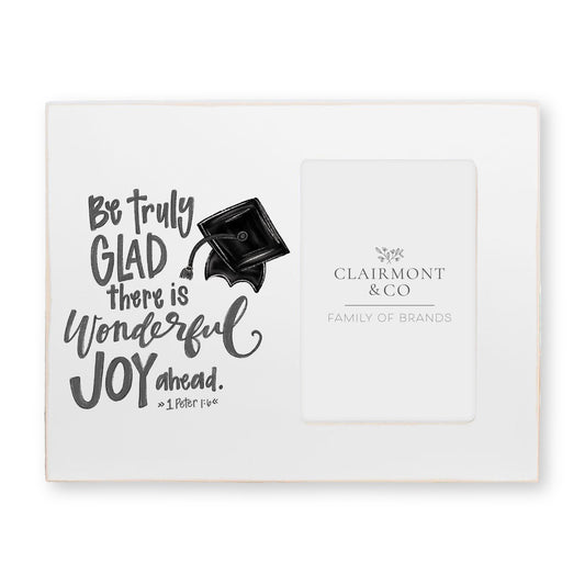 Lily Frame Horizontal-Graduation Be Truly Glad -0