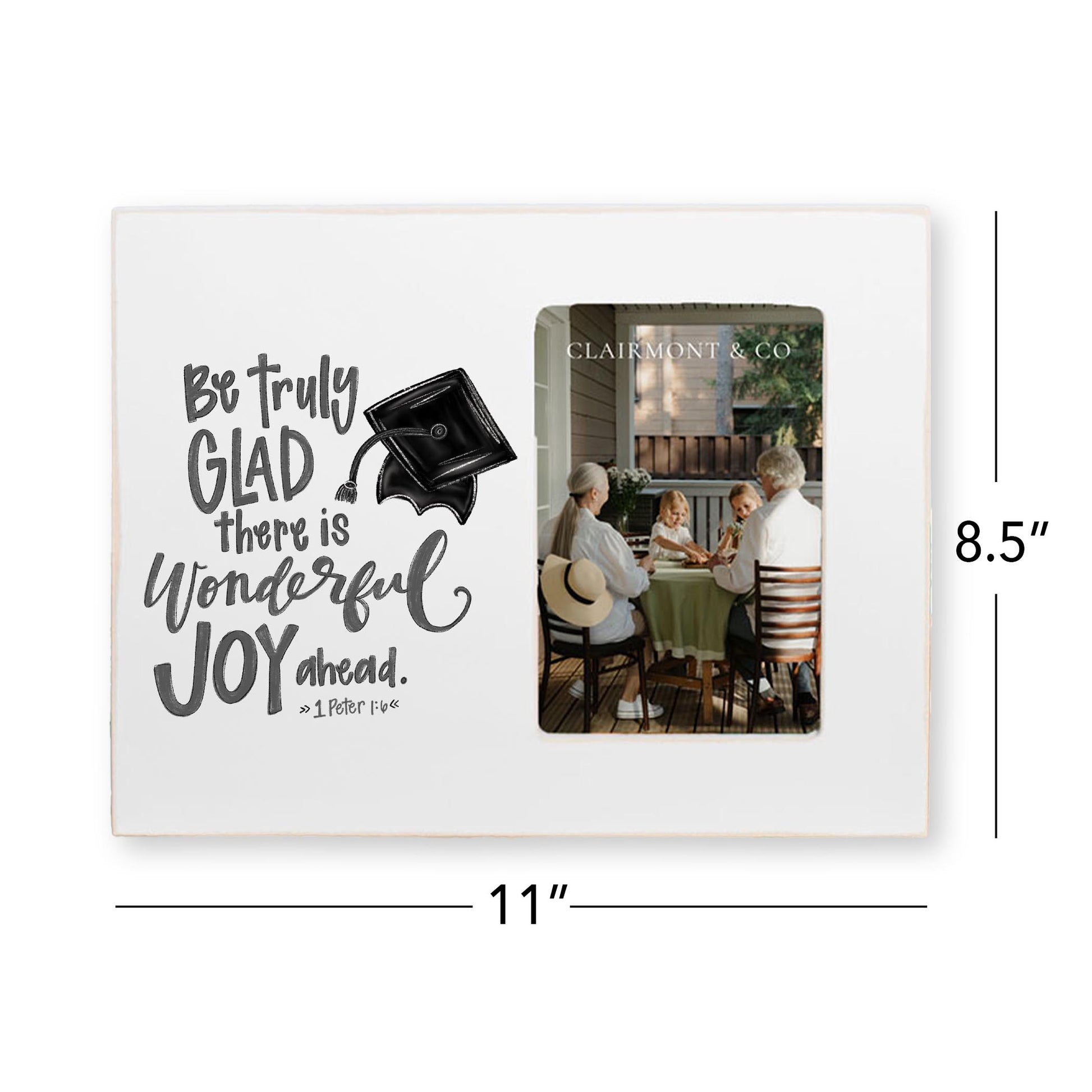 Lily Frame Horizontal-Graduation Be Truly Glad -6