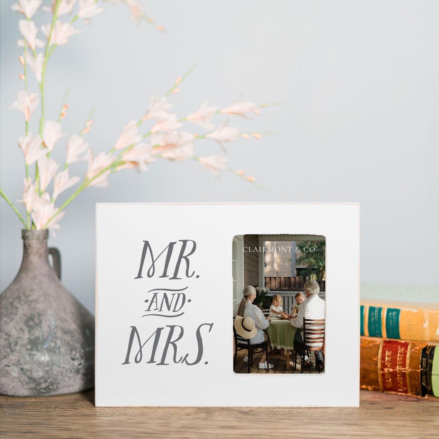 Lily Frame Horizontal-Mr. And Mrs. -1