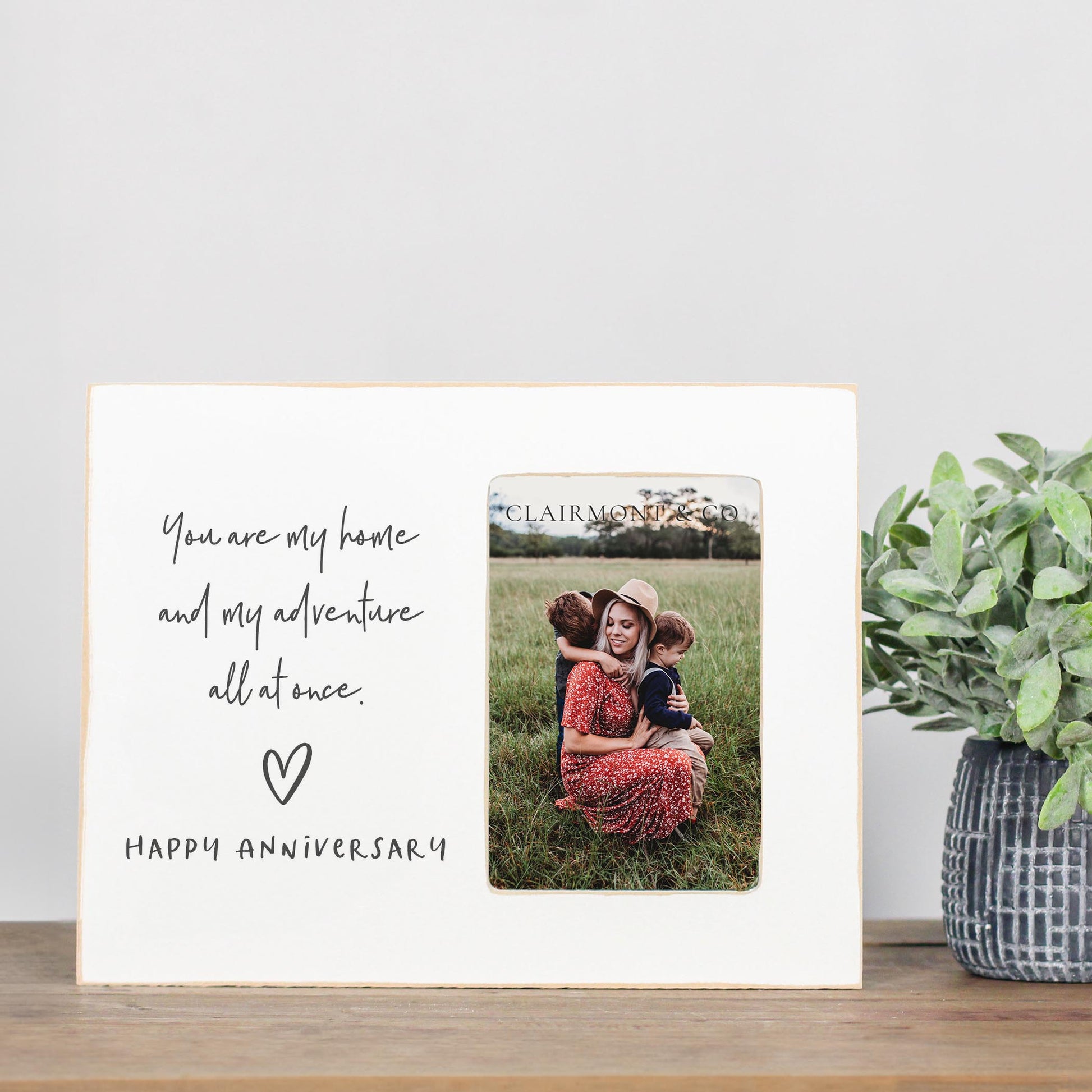 Lily Frame Horizontal-Anniversary You Are My Home -2