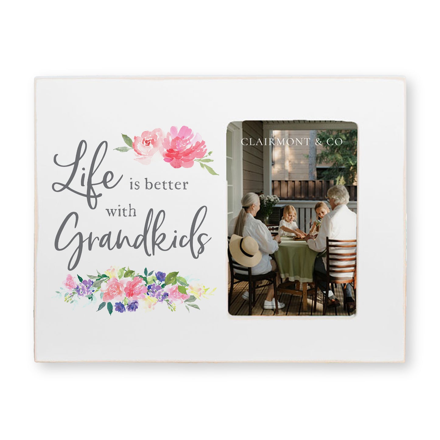 4x6 Photo Frame - Life is Beautiful with Grandkids