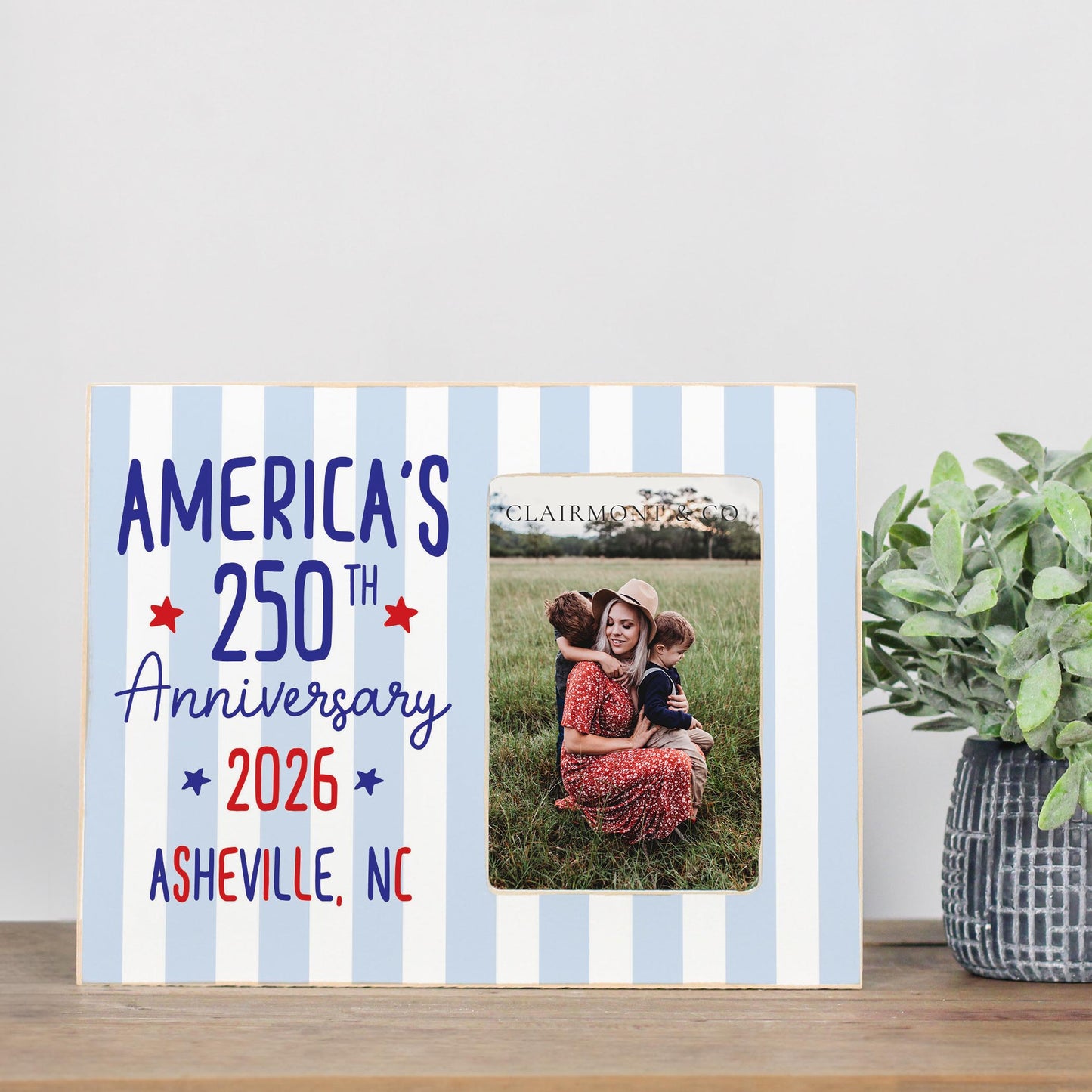 Lily Frame Horizontal-Love+Local 4th of July 250th Anniversary -2