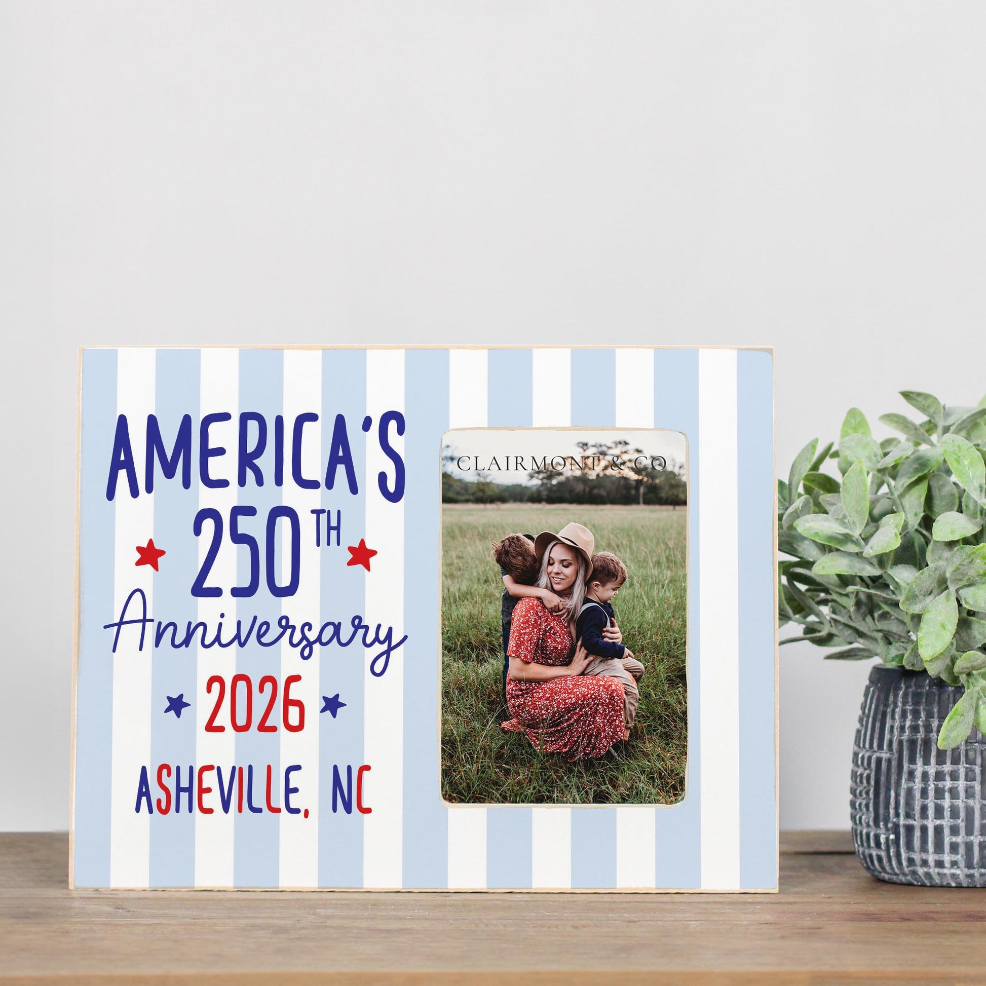 Lily Frame Horizontal-Love+Local 4th of July 250th Anniversary -2