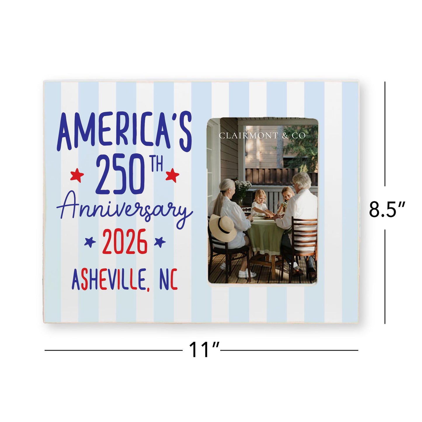 Lily Frame Horizontal-Love+Local 4th of July 250th Anniversary -4