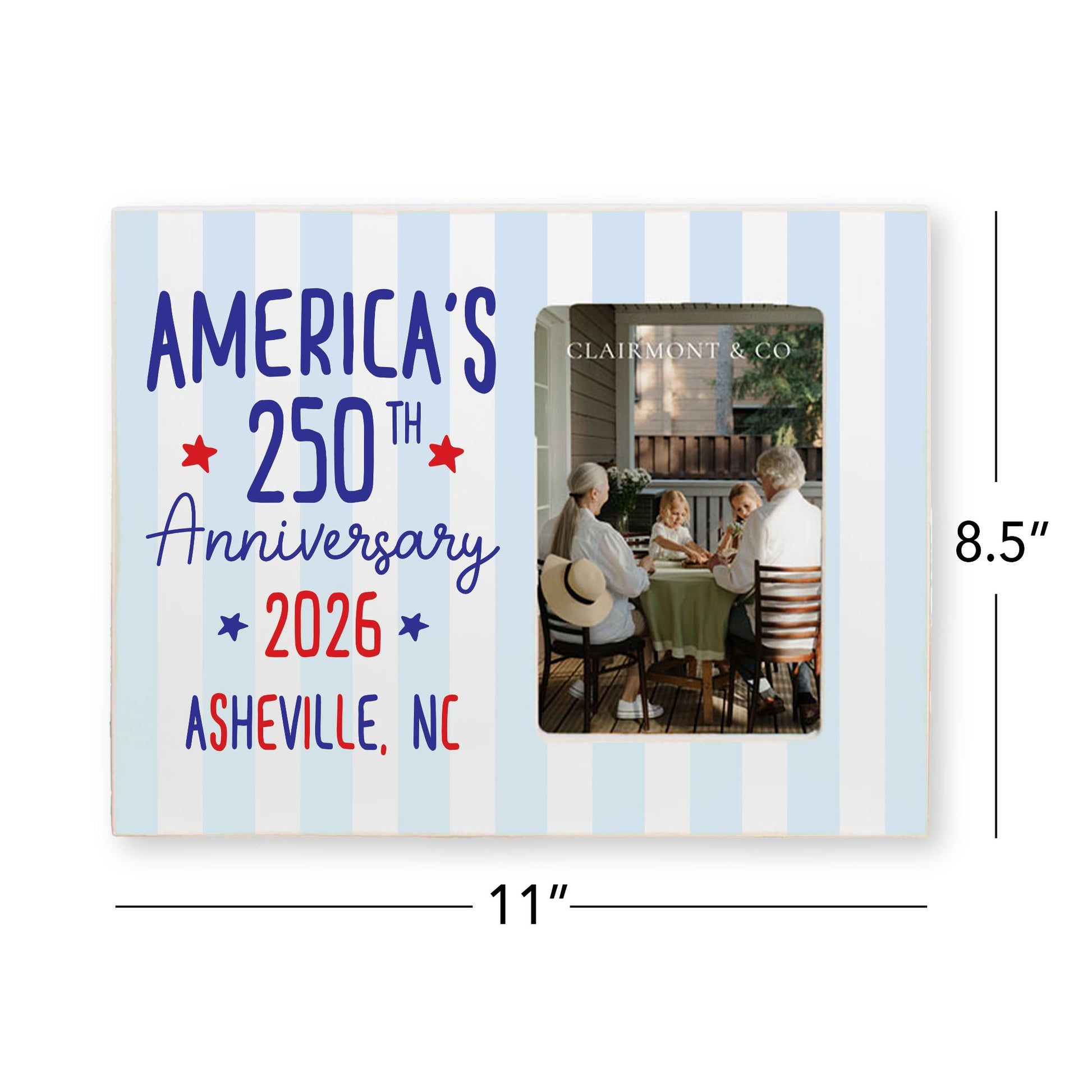 Lily Frame Horizontal-Love+Local 4th of July 250th Anniversary -4