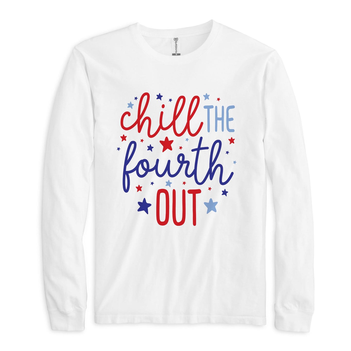 Long Sleeve T-Shirt White-4th of July 250th Anniversary -0