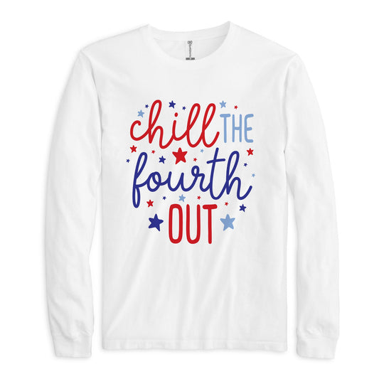 Long Sleeve T-Shirt White-4th of July 250th Anniversary -0