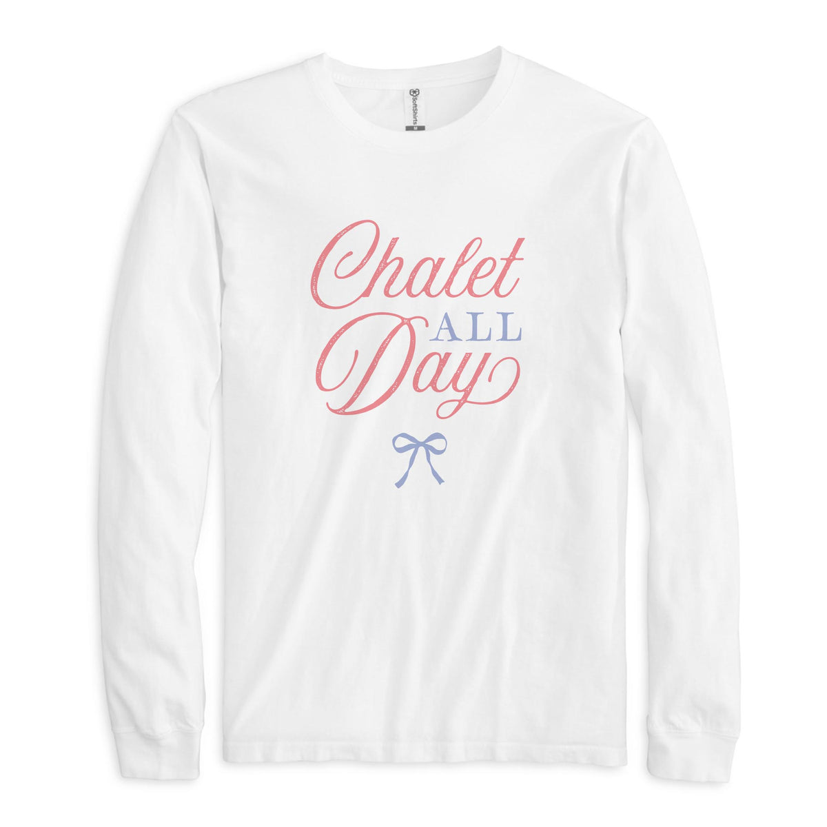 Long Sleeve T-Shirt White-Chalet Girl -0