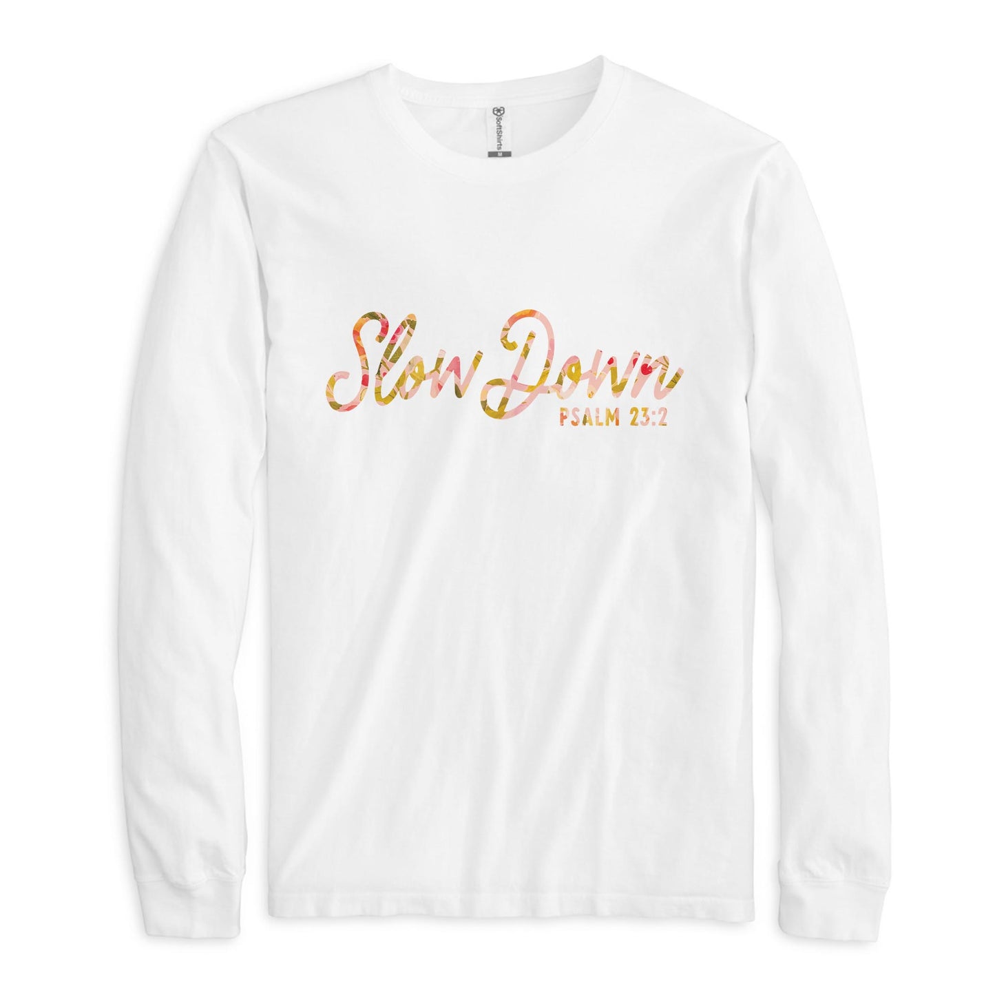Long Sleeve T-Shirt White-Faithful Promises -0