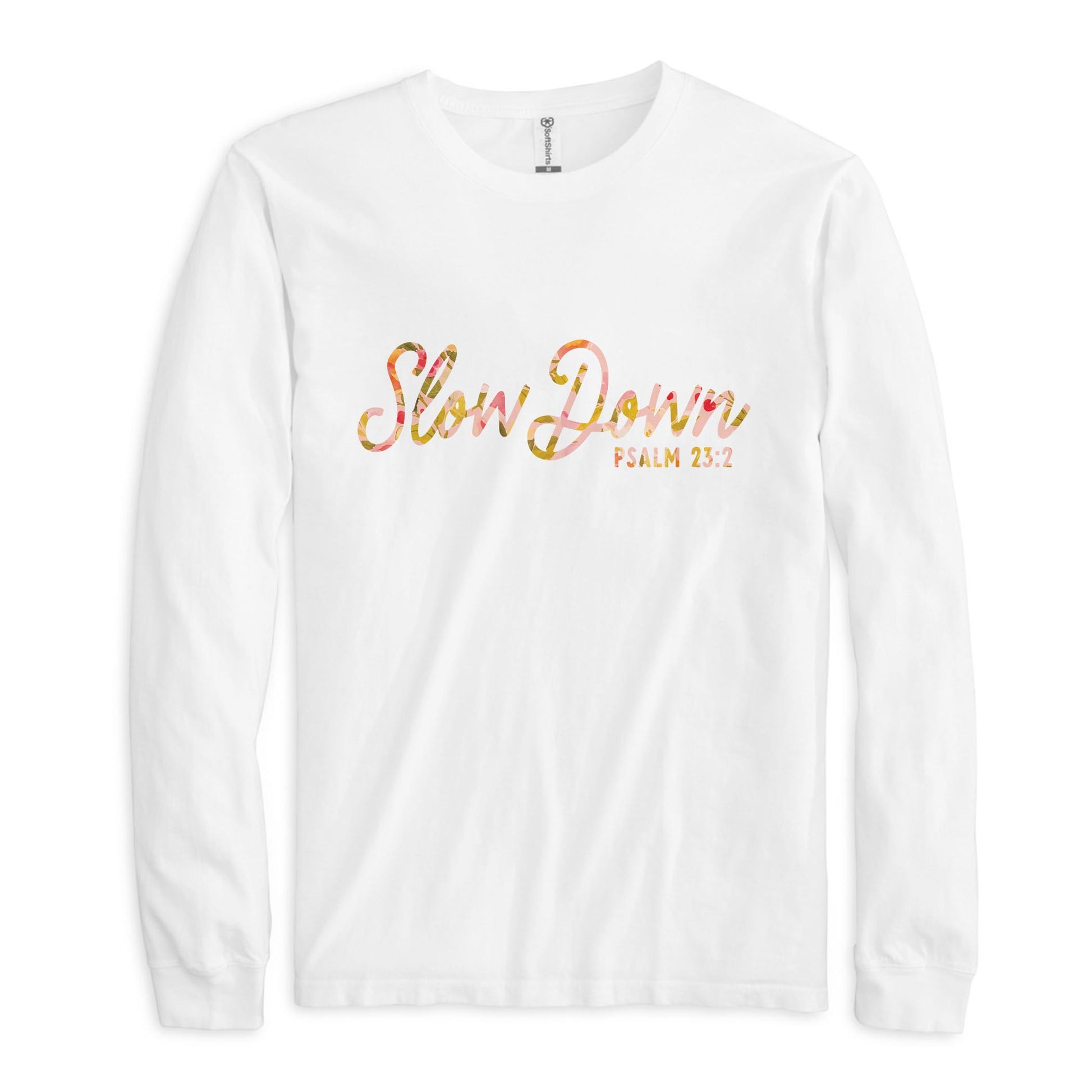Long Sleeve T-Shirt White-Faithful Promises -0