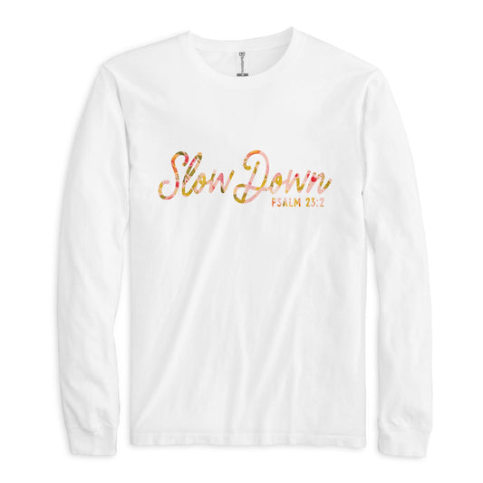 Long Sleeve T-Shirt White-Faithful Promises -0