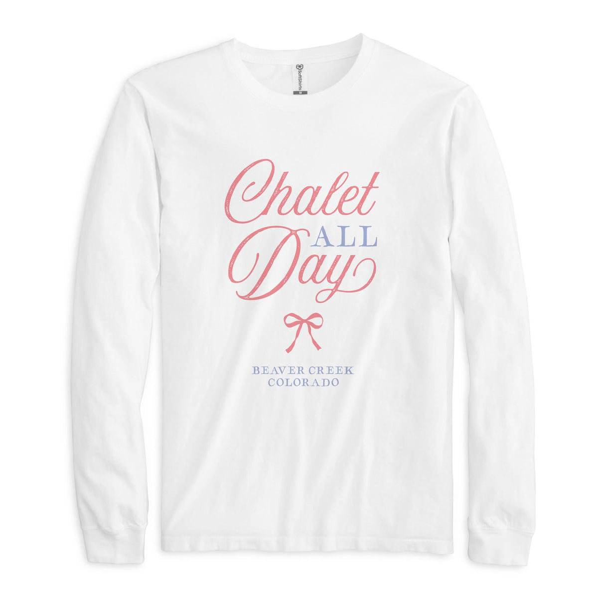 Long Sleeve T-Shirt White-Chalet Girl | Custom -0