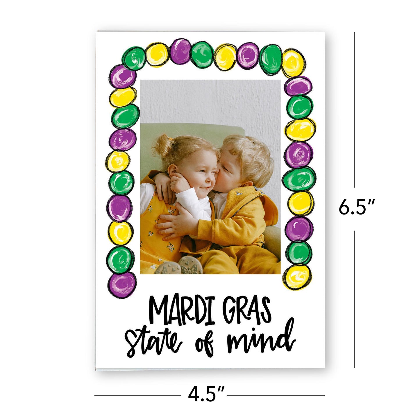 Mini Frame-Mardi Gras State Of Mind